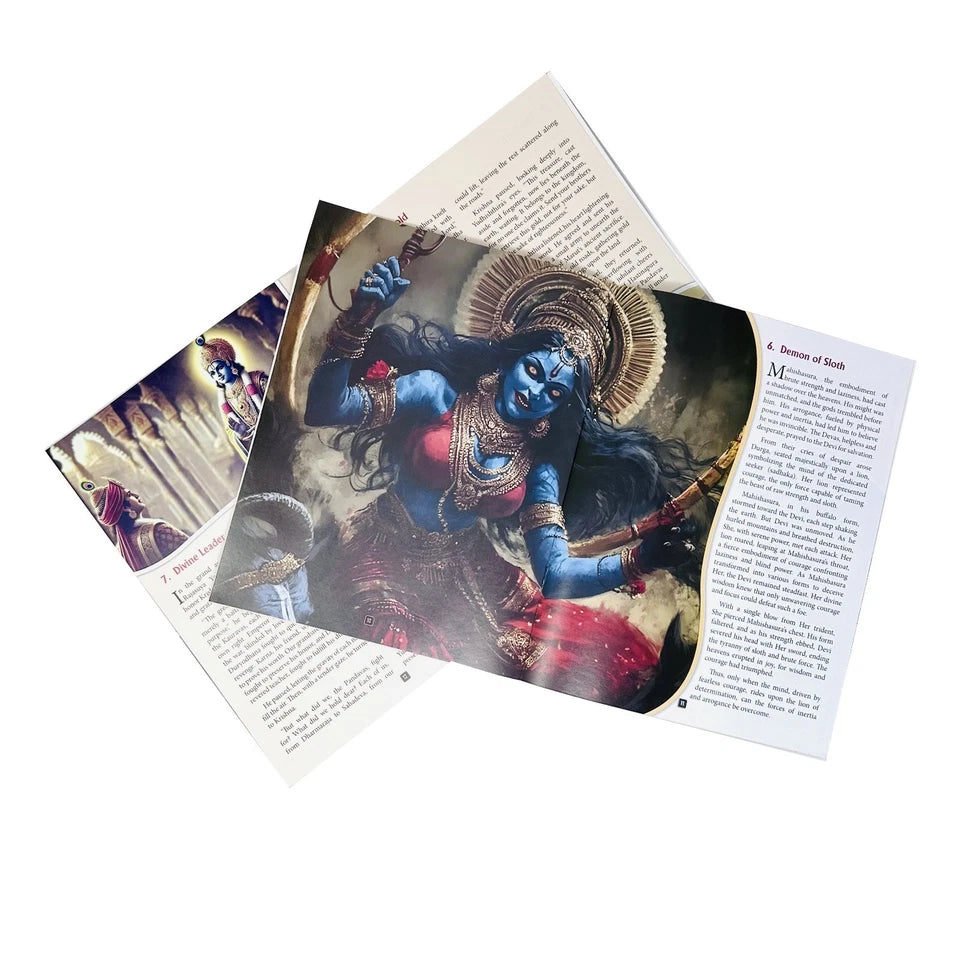 Hindu Mythology for Kids paperback box set - full set of 10 illustrated books displayed together