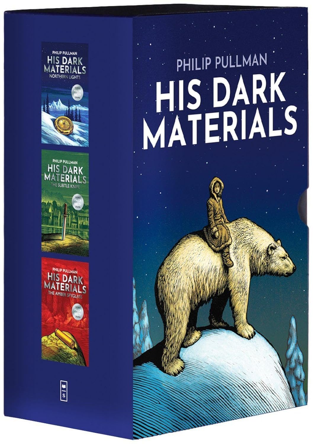 His Dark Materials Trilogy Paperback Slipcase Set by Philip Pullman - complete 3 book young adult fantasy collection
