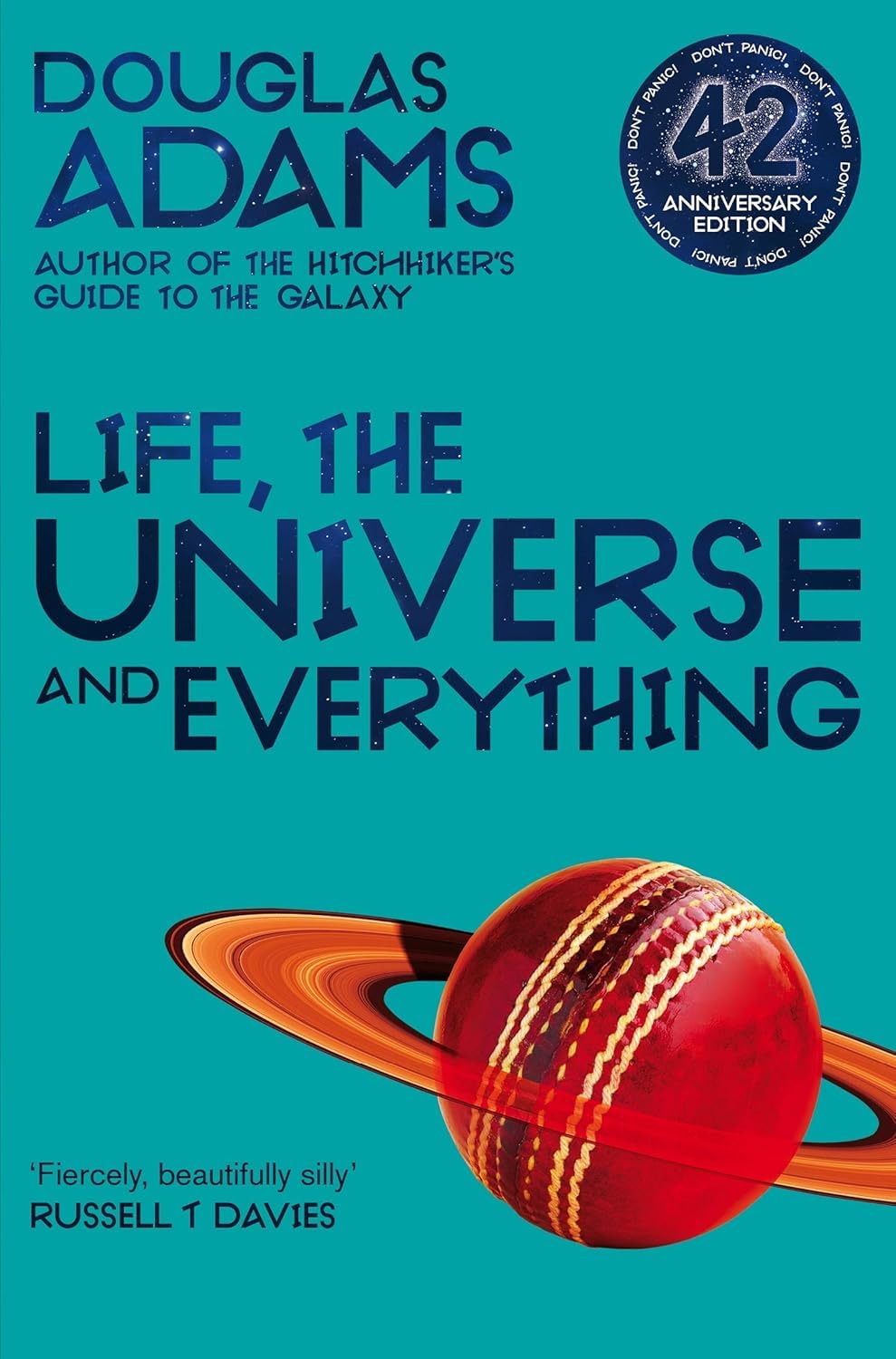 The Restaurant at the End of the Universe paperback book cover by Douglas Adams