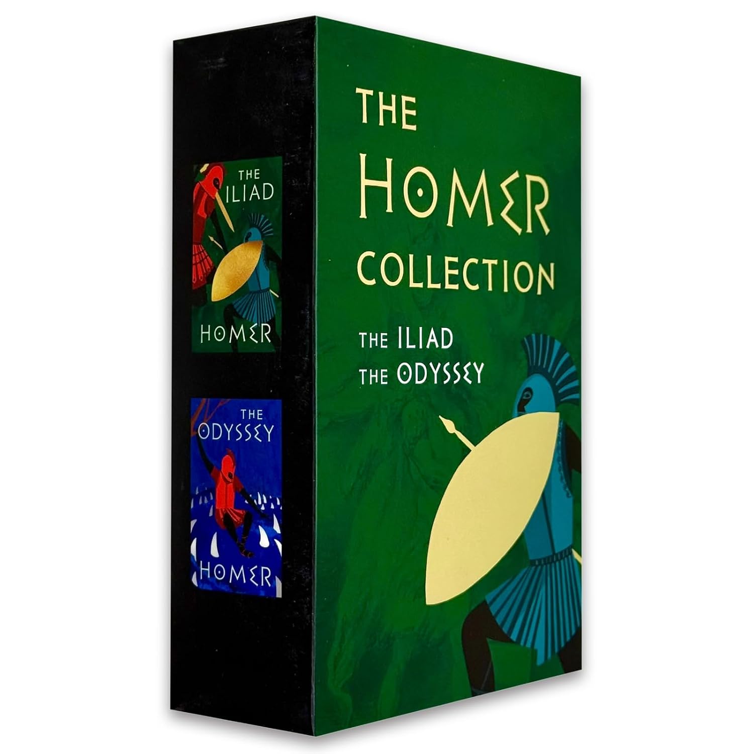 The Iliad and The Odyssey paperback box set by Homer - classic Greek epic poetry