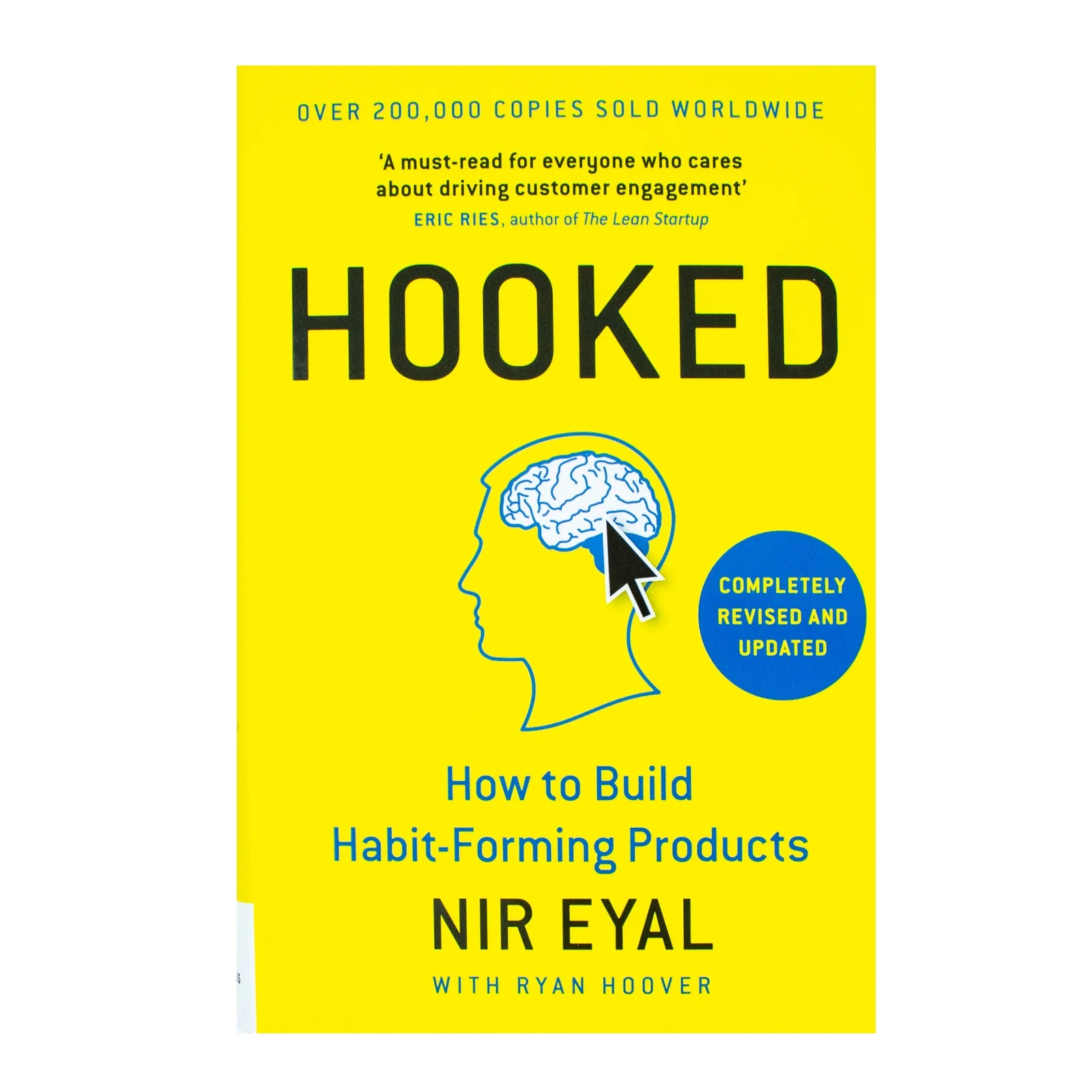 Hooked by Nir Eyal hardback book - front cover, Hook Model habit-forming products