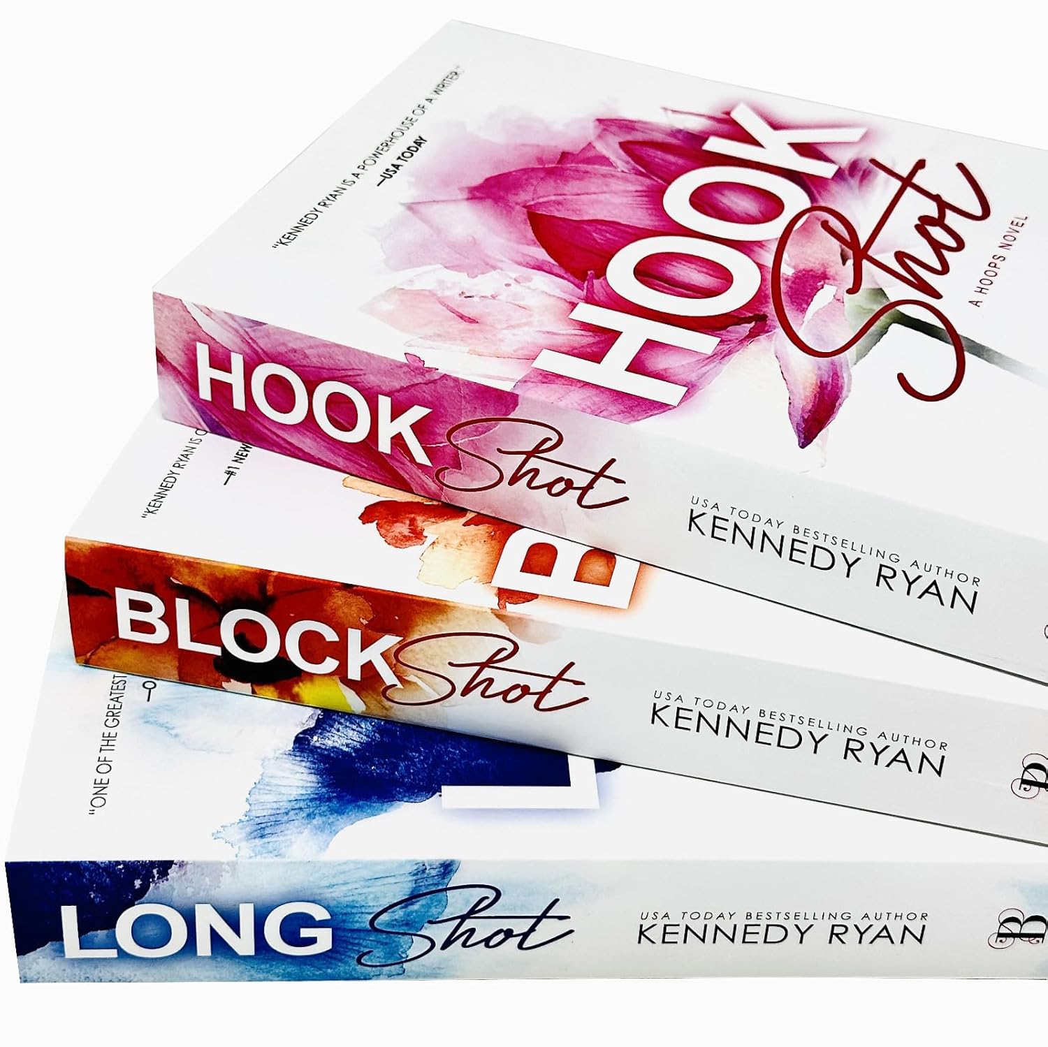 HOOPS Series 3 Books Collection Set by Kennedy Ryan - brand new paperback basketball sports romance trilogy
