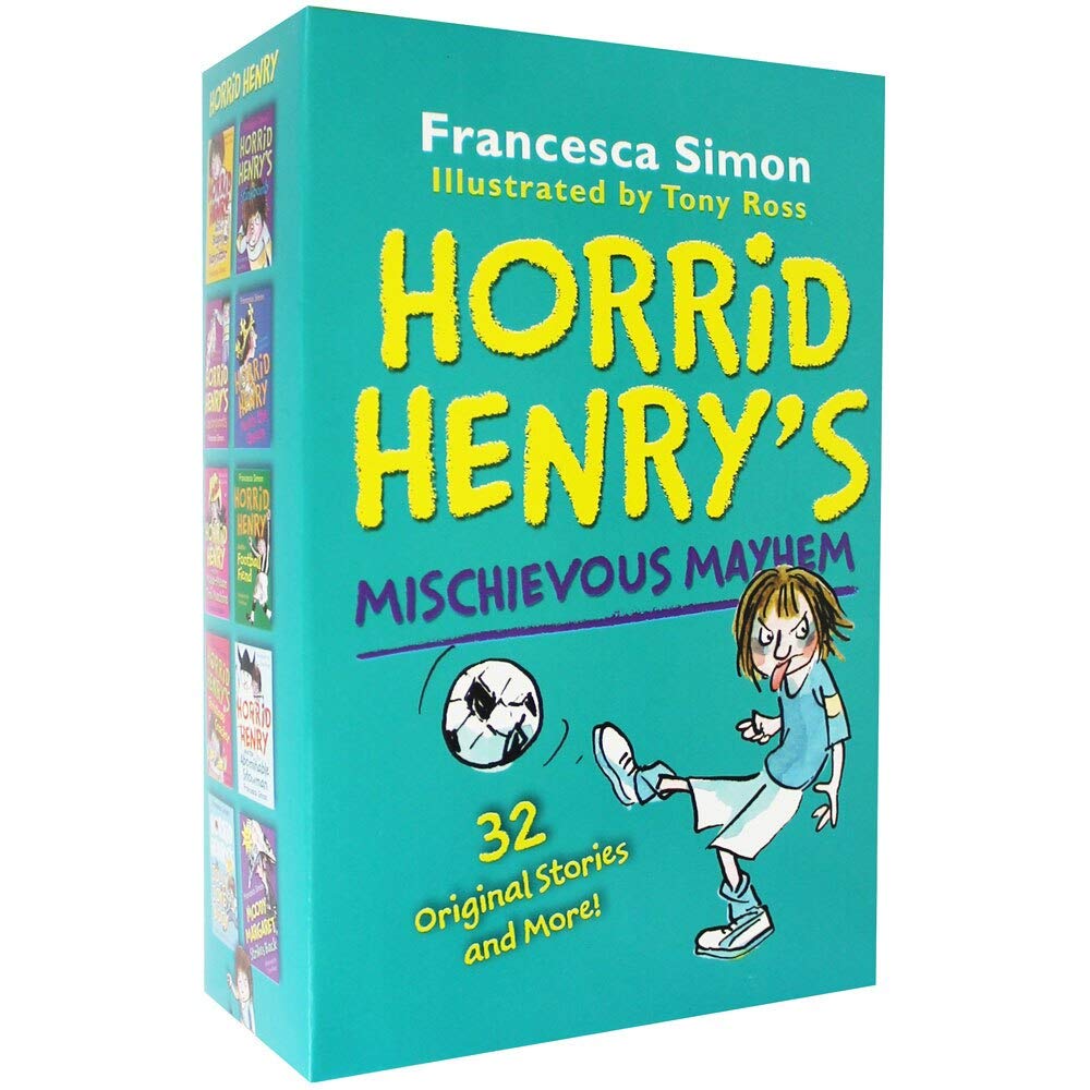 Francesca Simon Horrid Henry Mischievous Mayhem - 10 Book Box Set - Lets Buy Books