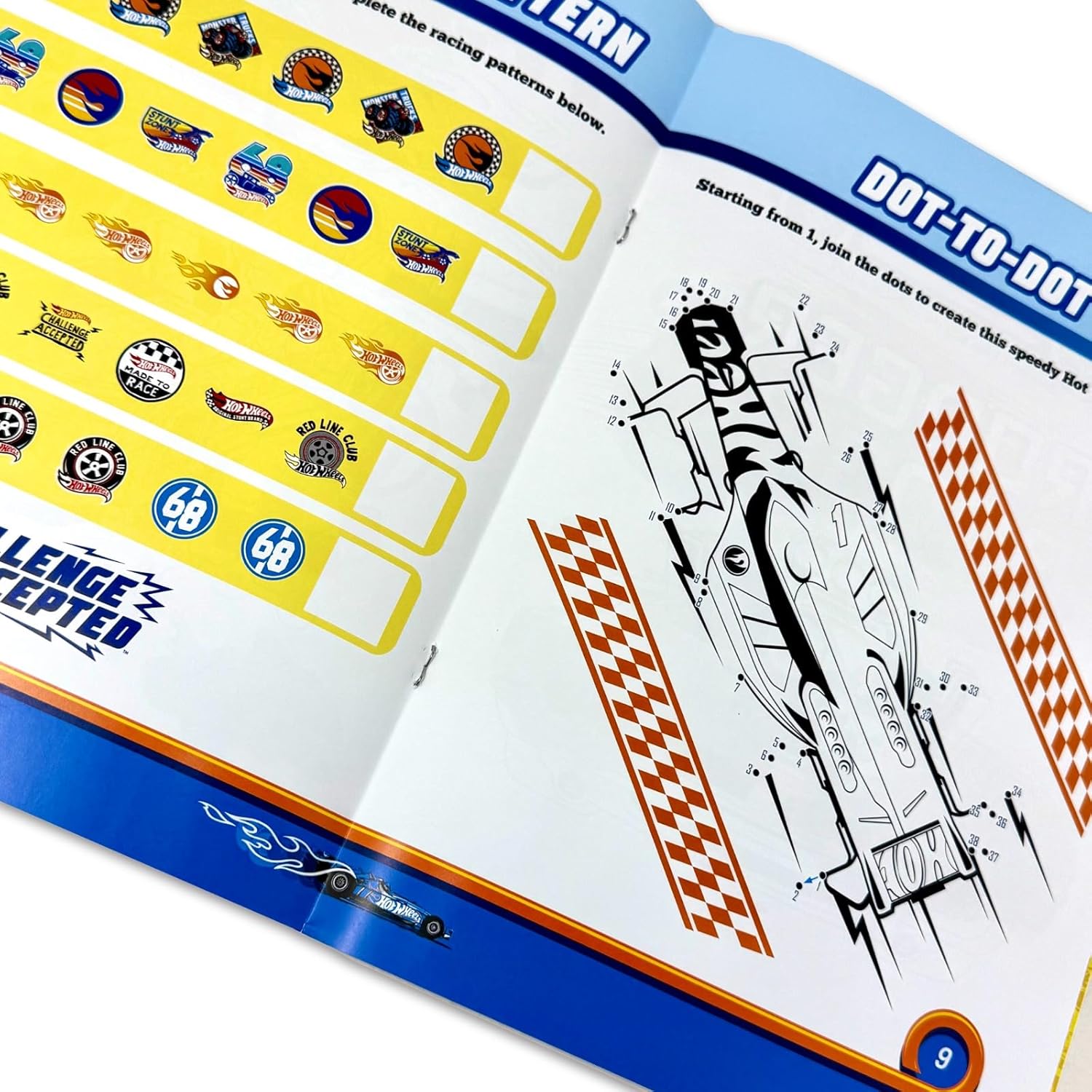 Hot Wheels Activity 5 Books Collection Set back cover showing all five paperback titles, ages 5-7