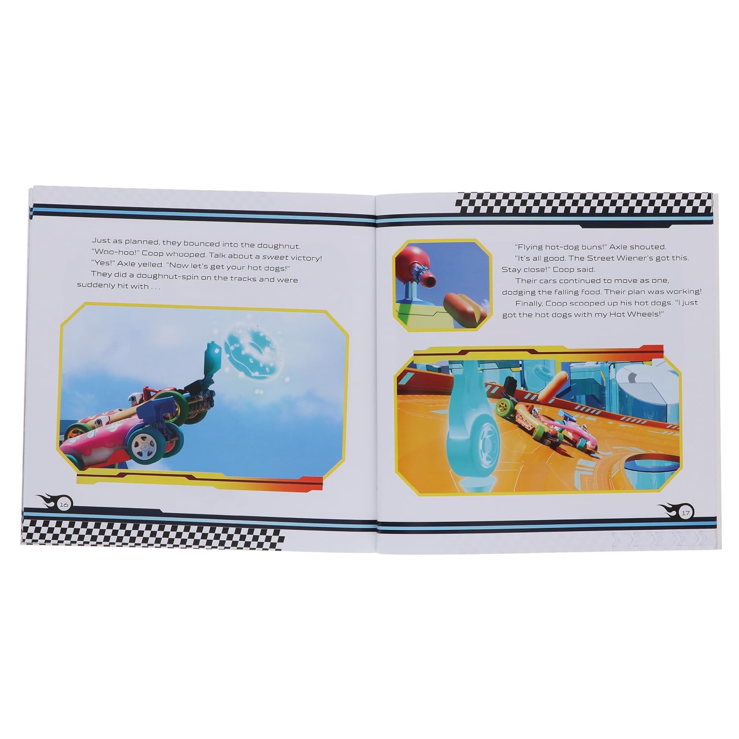 Hot Wheels: Let's Race 6 book paperback set showing all titles in the collection