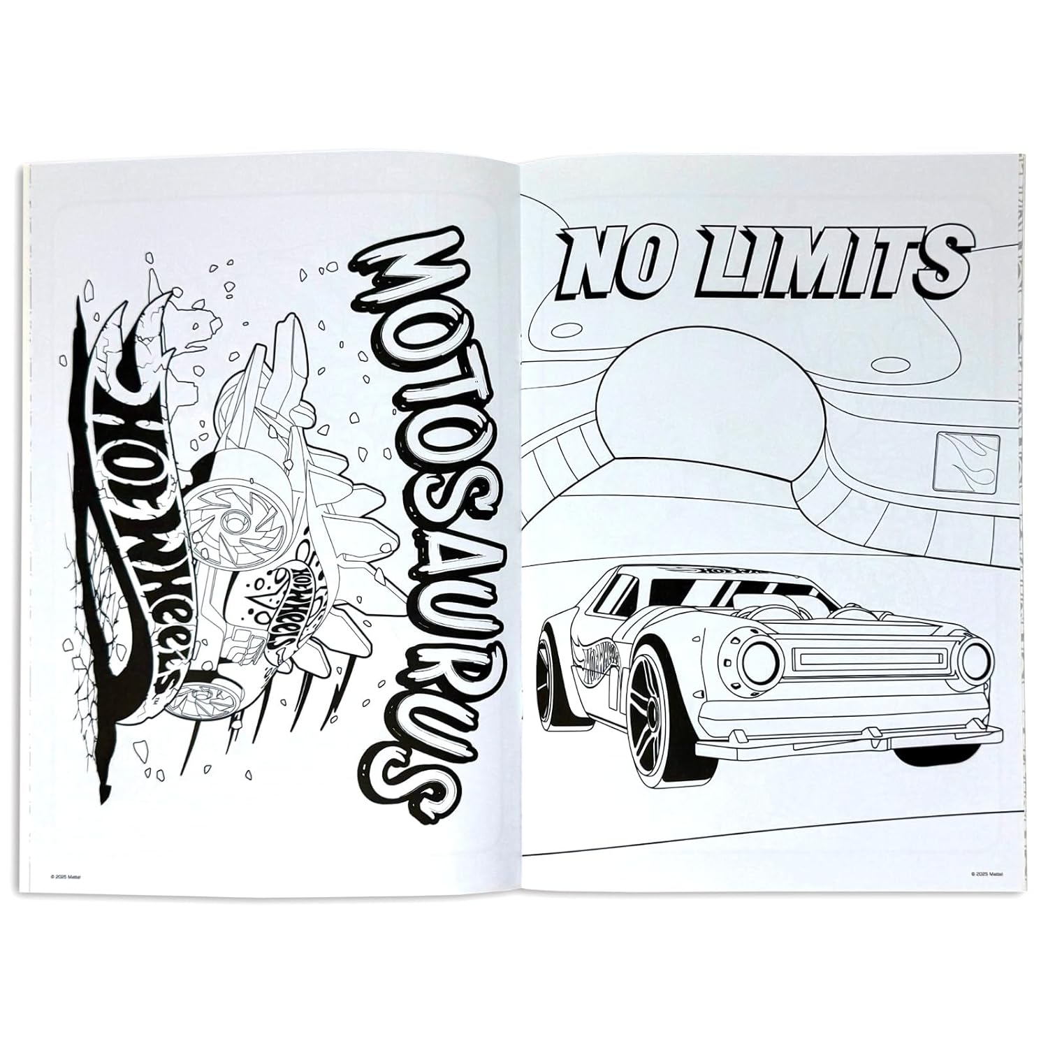 Hot Wheels Stunt Zone Colouring Book paperback, part of the 5 books activity collection