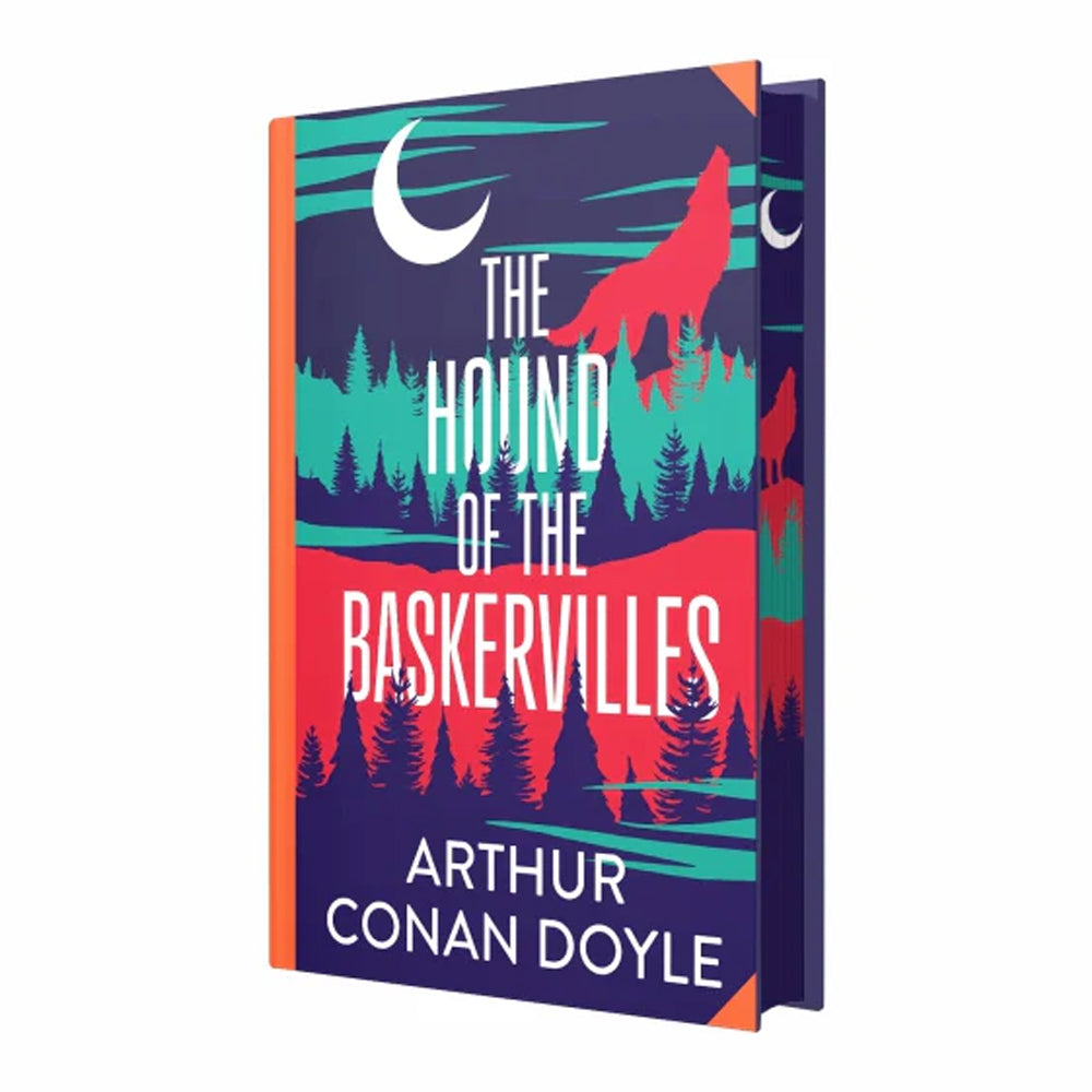 Hound of the Baskervilles hardback book detail, Arthur Conan Doyle Sherlock Holmes classic mystery