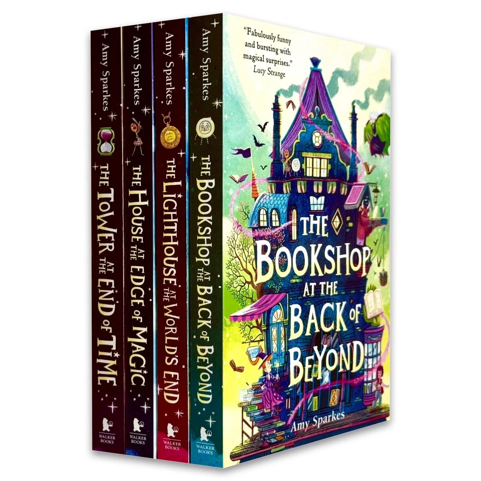 The House at the Edge of Magic 4 Book Collection Set by Amy Sparkes paperback boxed set