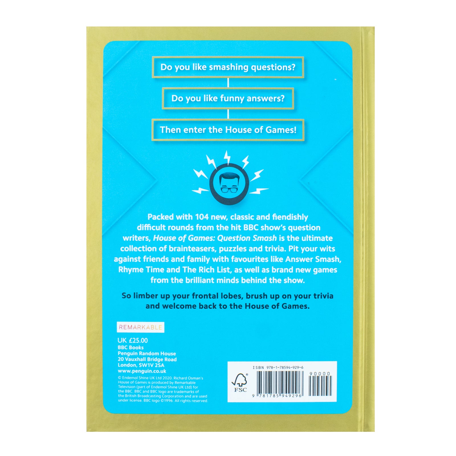 House of Games: Question Smash by Alan Connor - BBC quiz trivia book, hardback edition