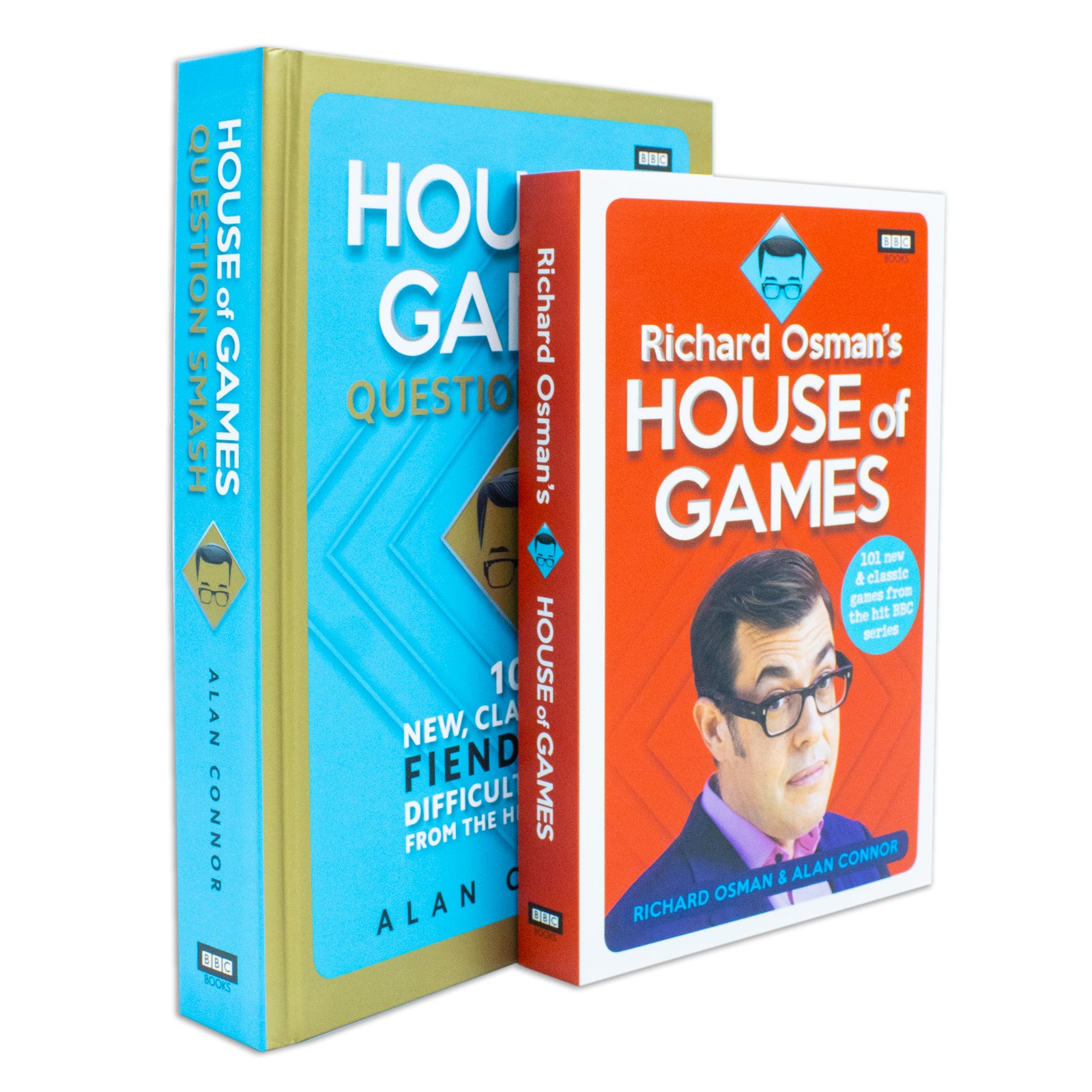 House of Games 2 Books Collection Set by Richard Osman & Alan Connor - Richard Osman's House of Games and Question Smash - Paperback quiz books