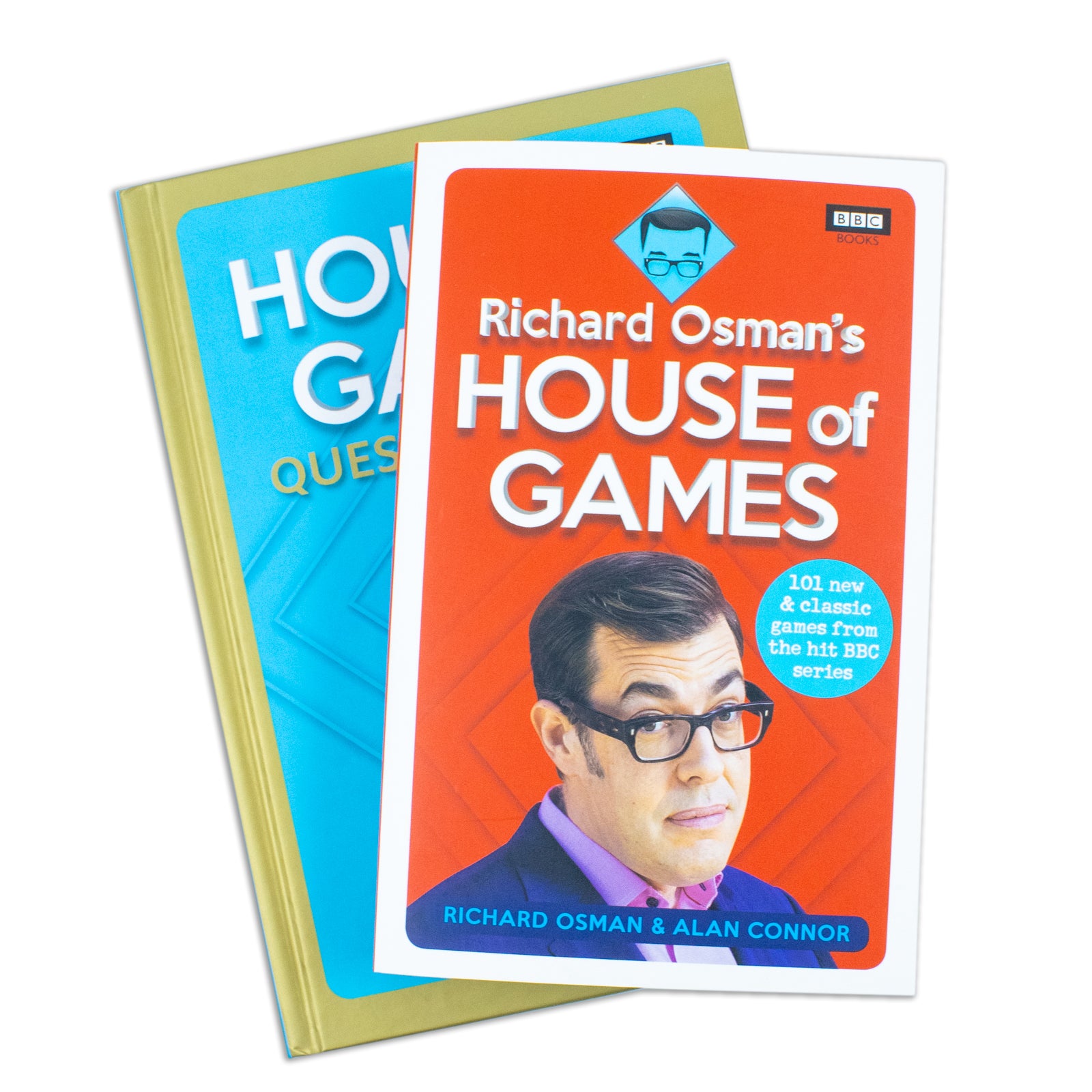 House of Games Question Smash and Richard Osman's House of Games paperback set - front covers