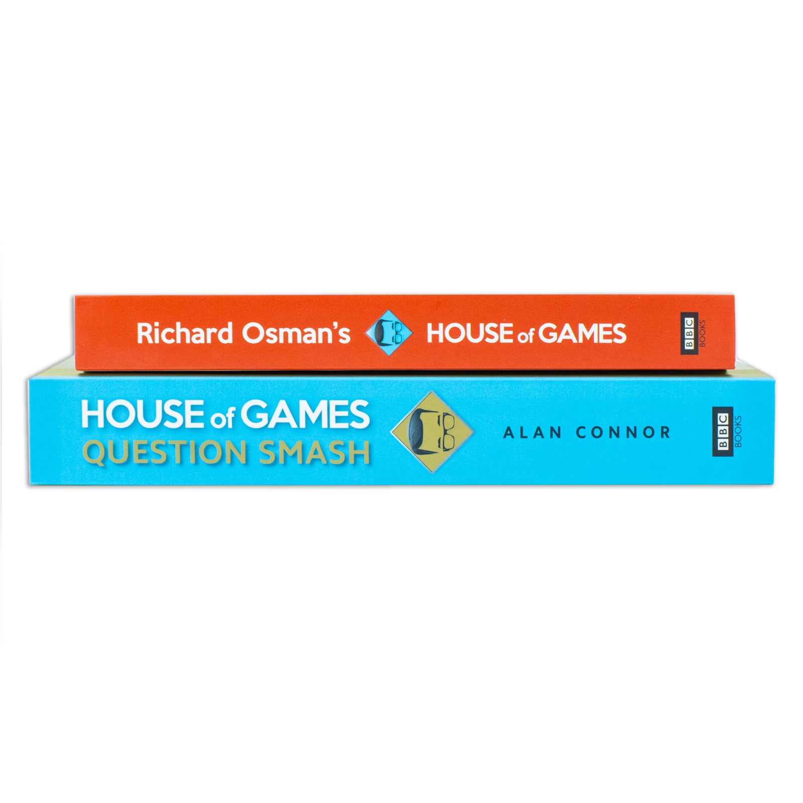 House of Games 2 book collection set by Richard Osman and Alan Connor - spine and cover detail