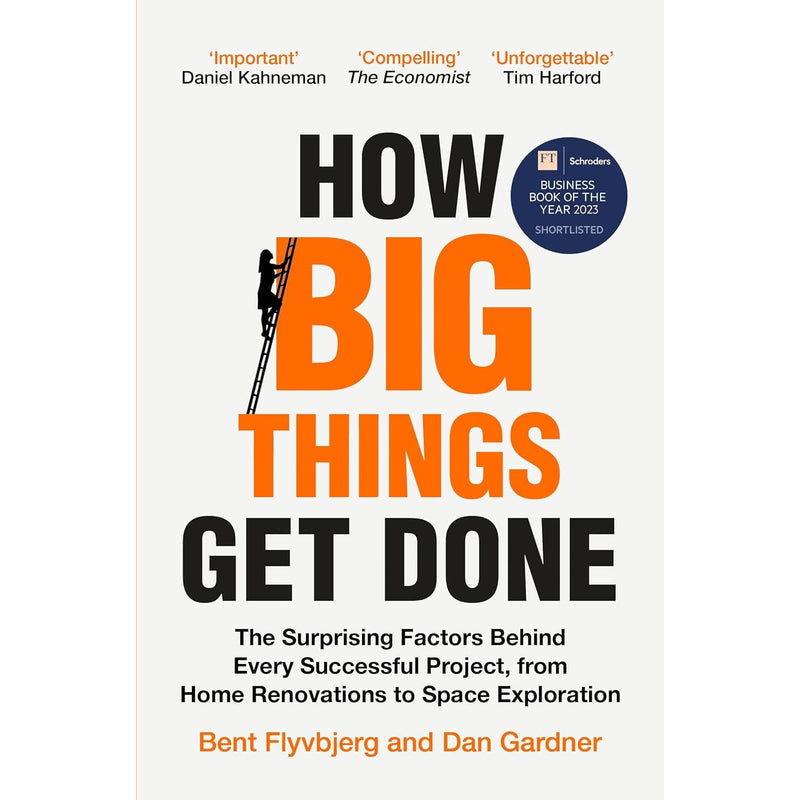 How Big Things Get Done paperback cover by Bent Flyvbjerg and Dan Gardner - part of 2 book non-fiction collection set