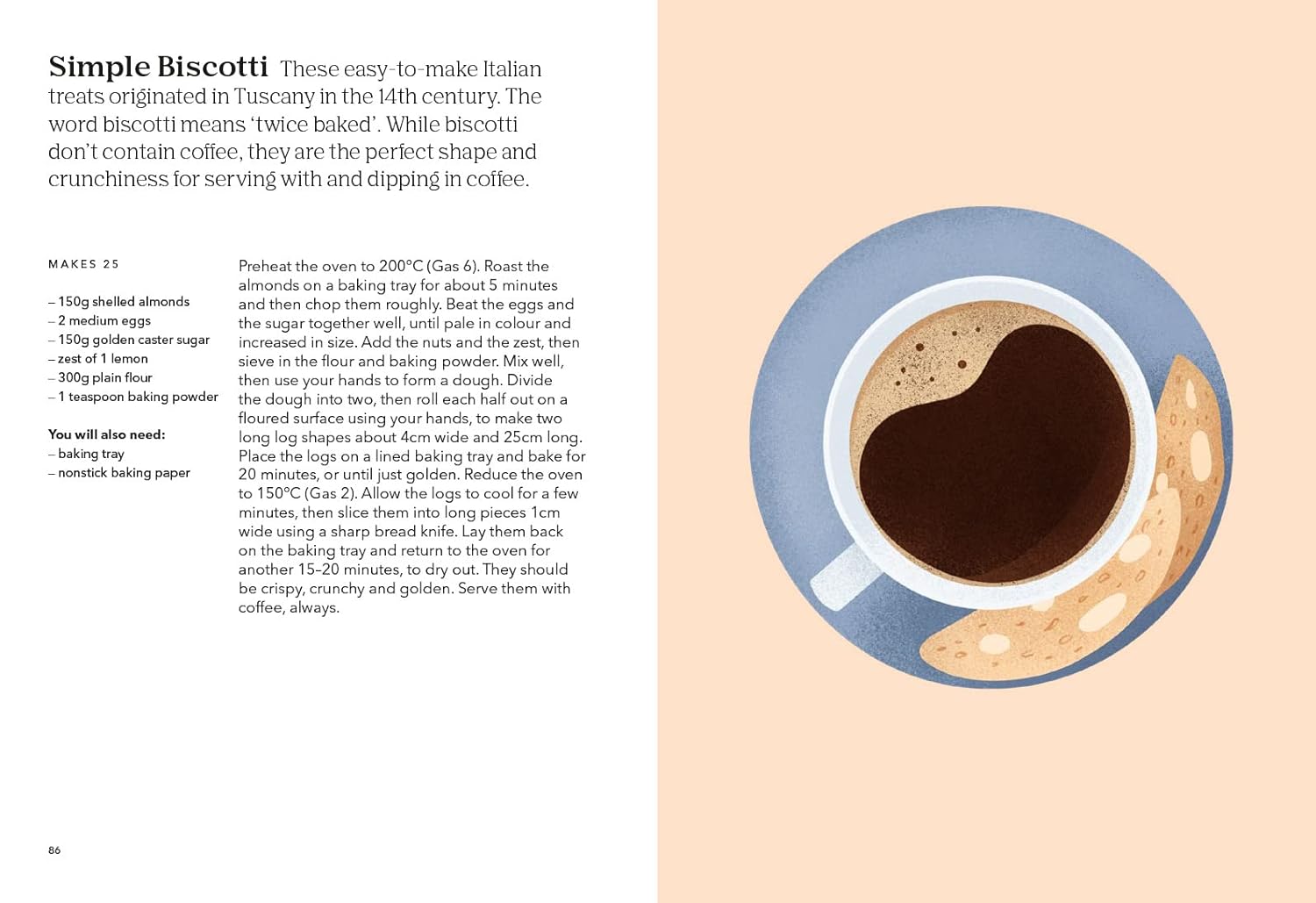 How to Drink Coffee by Sarah Ford - inside page with coffee recipes and illustrations