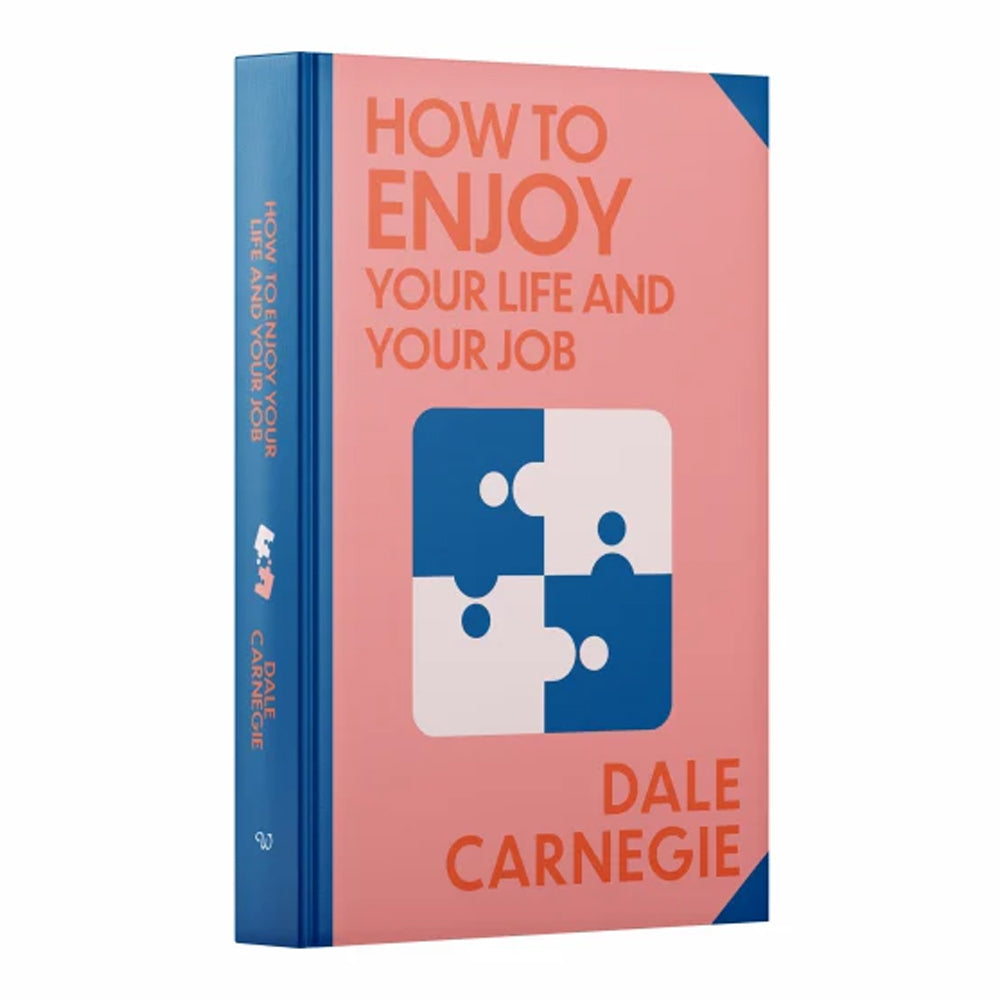 Dale Carnegie How To Enjoy Your Life And Your Job hardback edition detail showing sprayed page edges