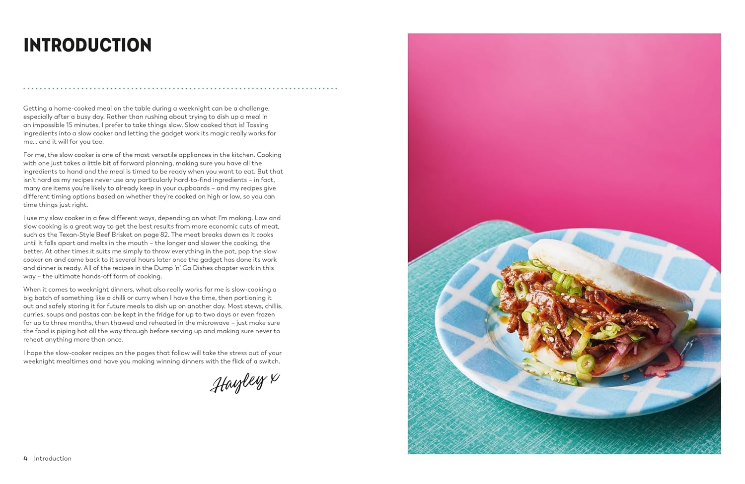 How to Make Anything in a Slow Cooker: Weeknight Wins! by Hayley Dean - Hardback Cookbook Recipe Page