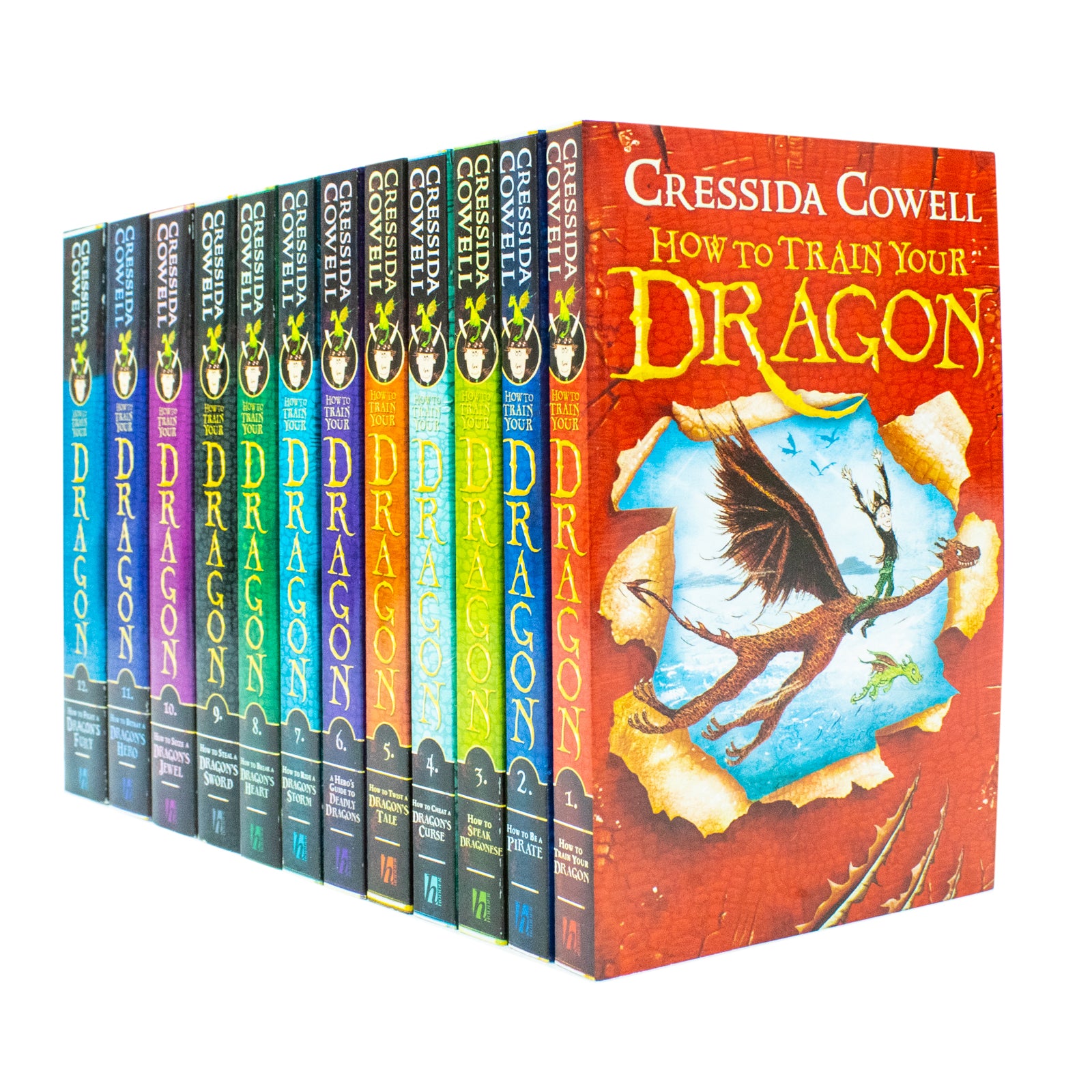 How to Train Your Dragon 12 Books Collection Set by Cressida Cowell - paperback set including How to Be a Pirate