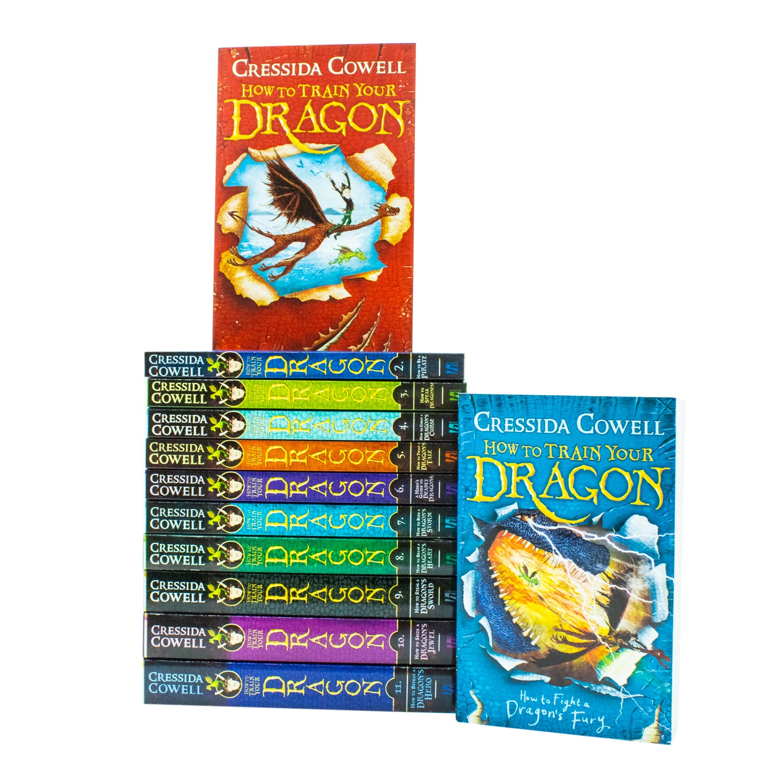 How to Train Your Dragon 12 Books Collection Set by Cressida Cowell - complete paperback series for ages 7+