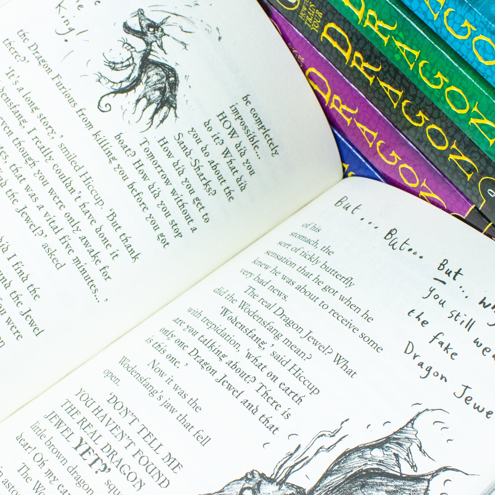 How to Train Your Dragon 12 Books Collection Set by Cressida Cowell - all 12 titles displayed together