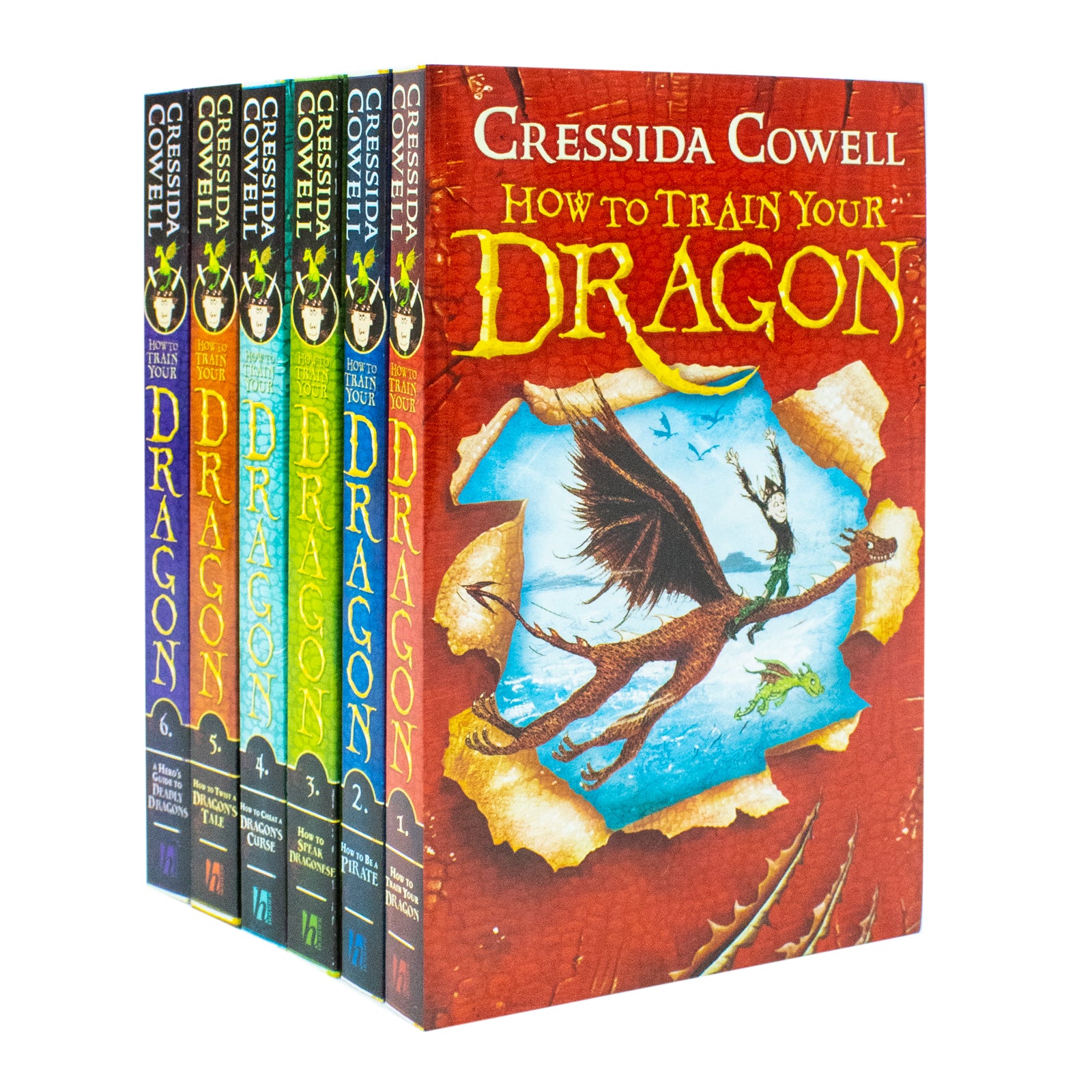 How to Train Your Dragon 6 Books Collection Set by Cressida Cowell - Books 1 to 6 Paperback - Ages 7-9