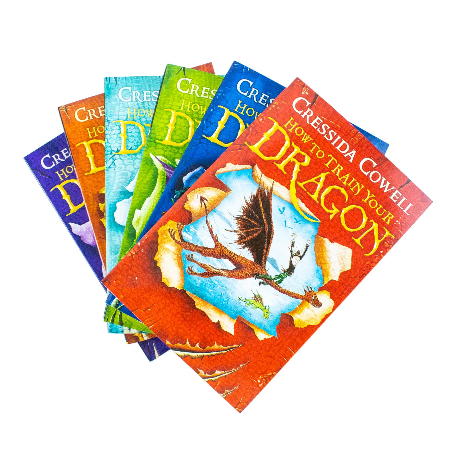How to Train Your Dragon 6 Book Paperback Set - How to Speak Dragonese, How to Be a Pirate and more