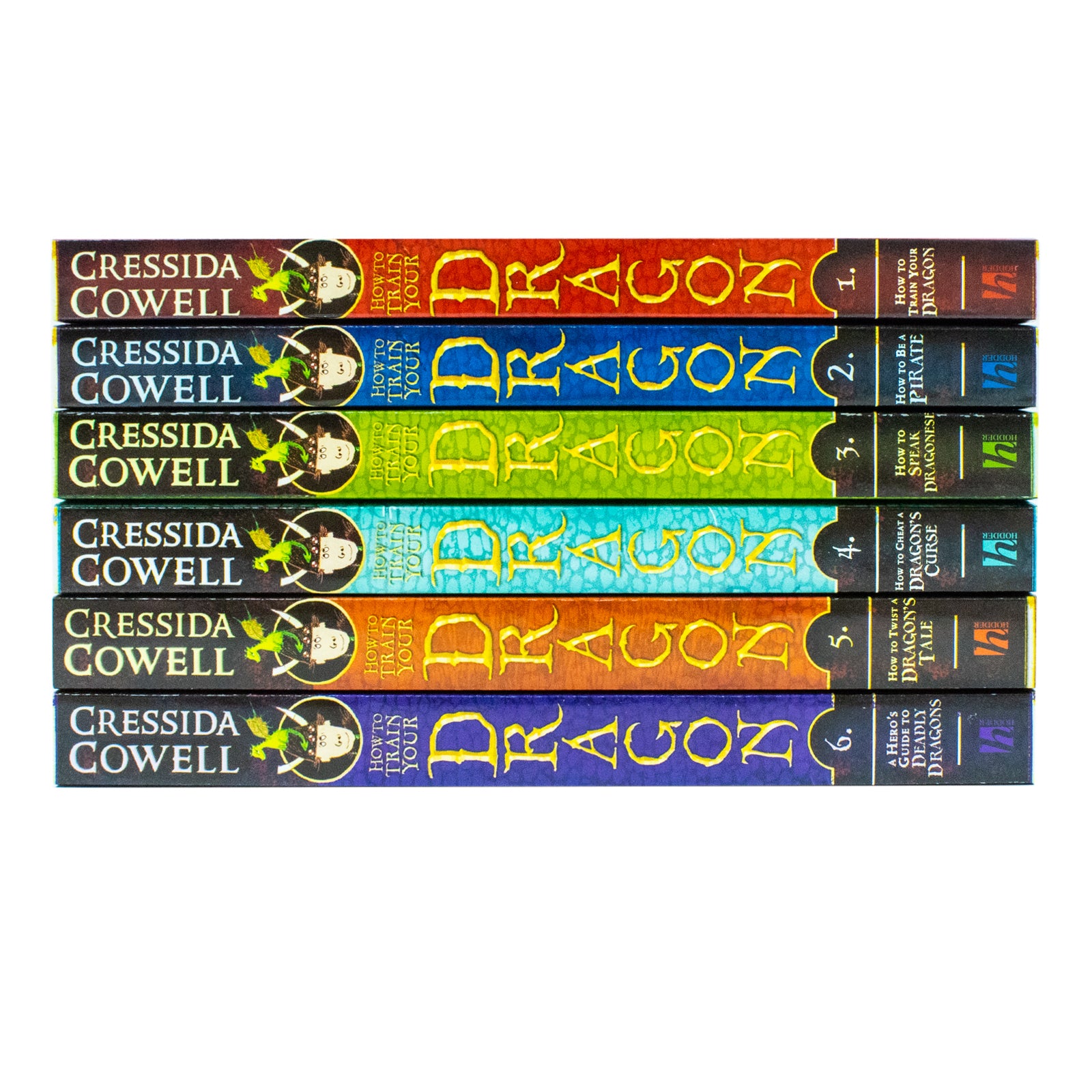 How to Train Your Dragon 6 Books Collection - Hiccup and Toothless Paperback Book Set for Ages 7-9