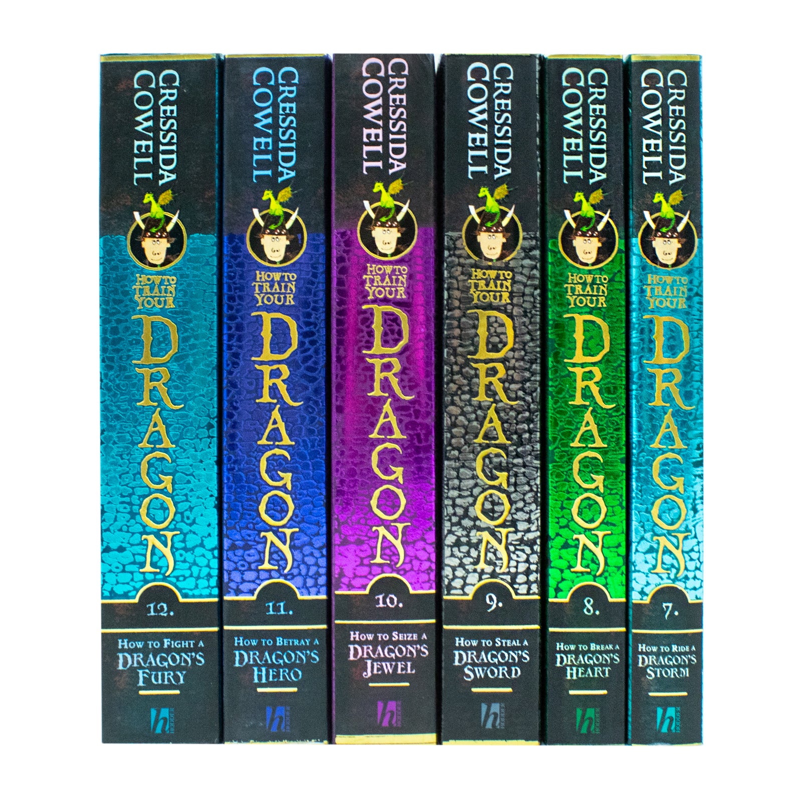 How to Train Your Dragon 6 Book Set Books 7-12 - Cressida Cowell - Stacked Paperbacks