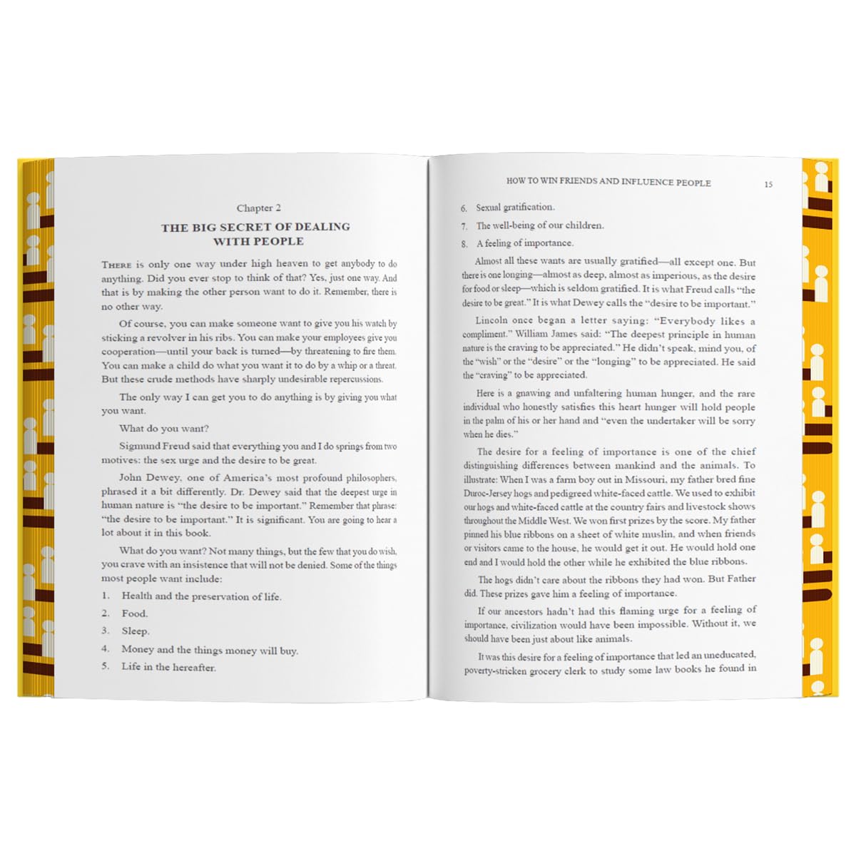 How to Win Friends and Influence People by Dale Carnegie - sprayed page edges close up