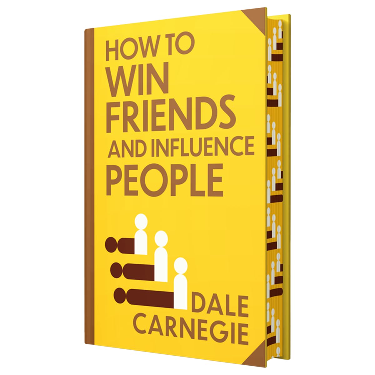 How to Win Friends and Influence People by Dale Carnegie - Wilco Classics sprayed edge hardback front cover