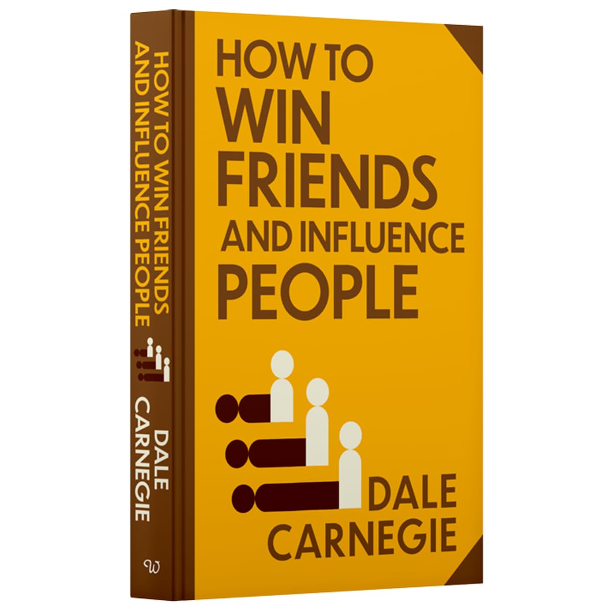 How to Win Friends and Influence People by Dale Carnegie - sprayed edge hardback spine detail