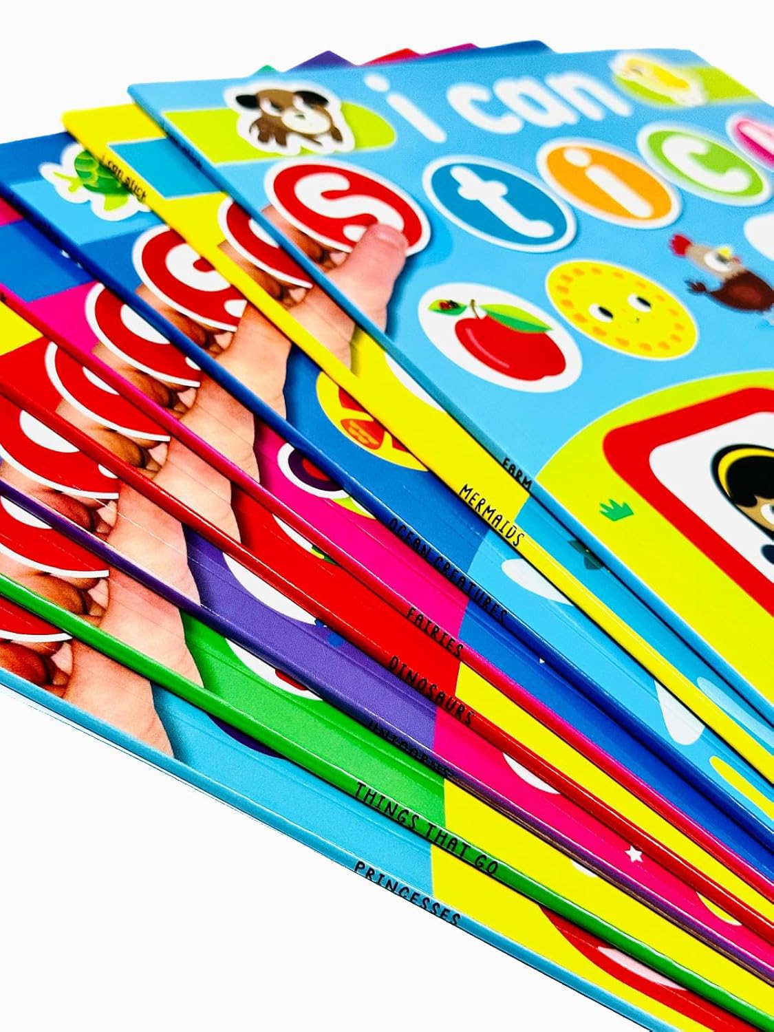 I Can Stick Dinosaurs sticker book from the Make Believe Ideas 8 Books Collection Set