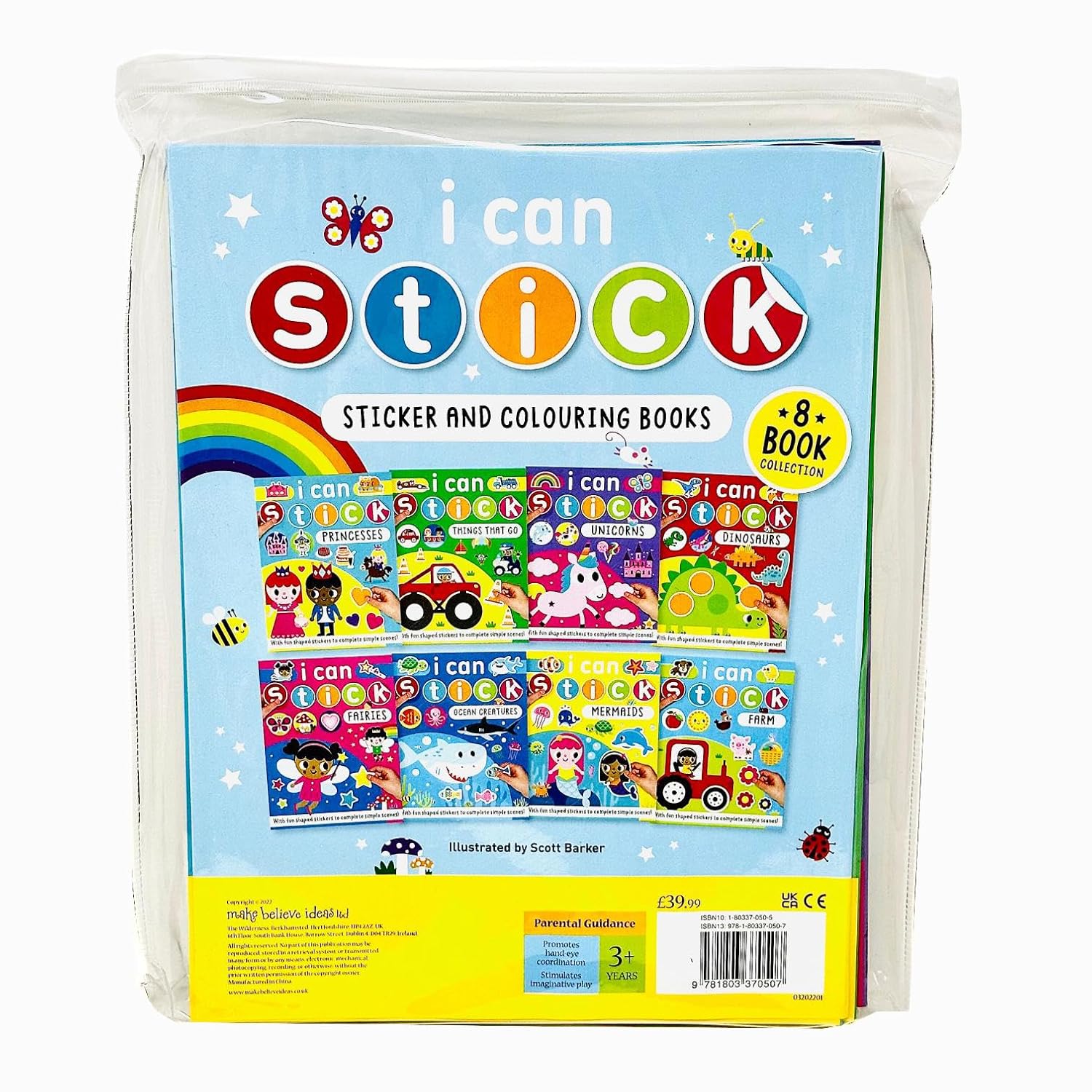 I Can Stick Mermaids sticker book from the Make Believe Ideas 8 Books Collection Set
