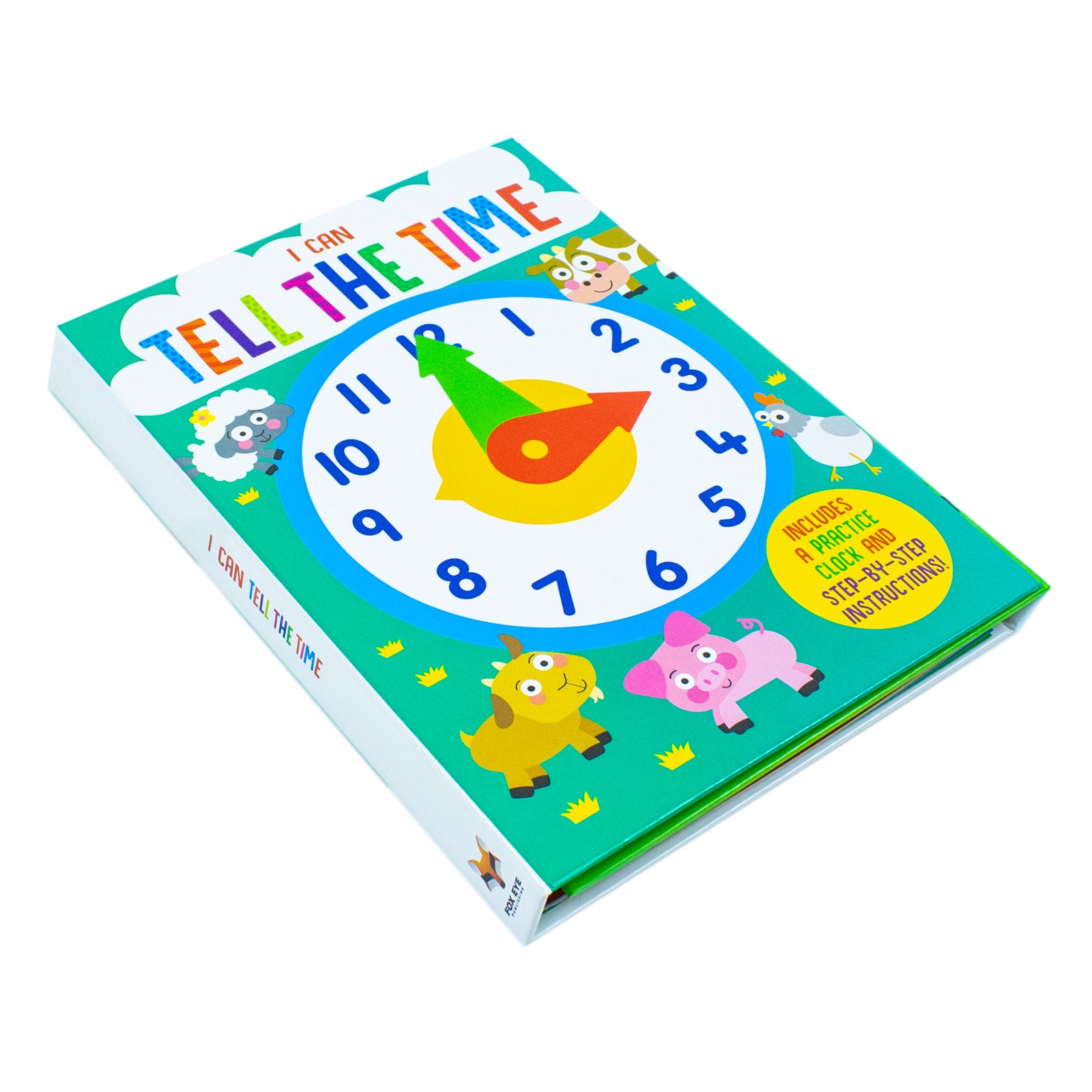 I Can Tell The Time hardback book by Kate Thomson, Fox Eye Publishing, ages 4+