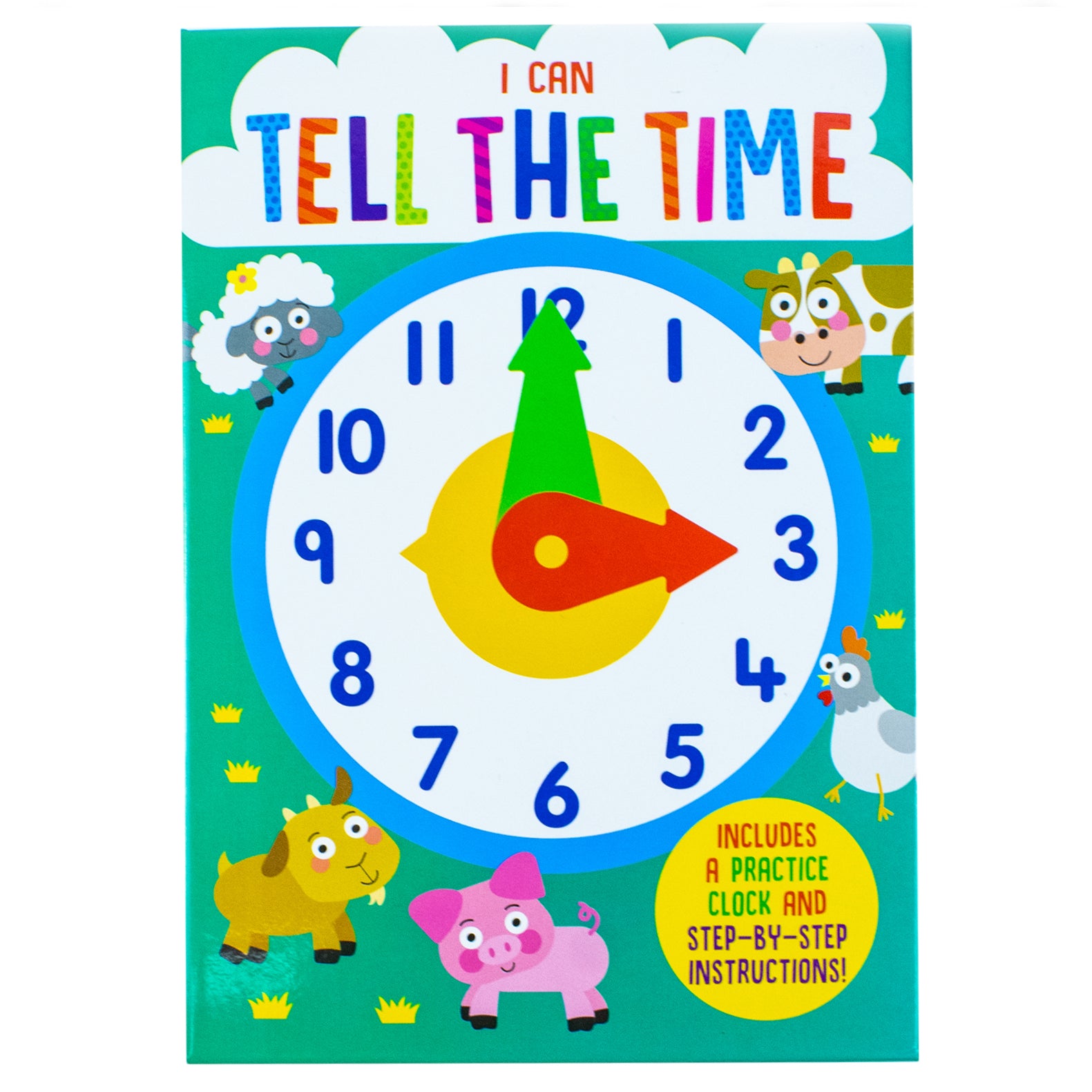 I Can Tell The Time by Kate Thomson - Fox Eye Publishing hardback front cover for ages 4+