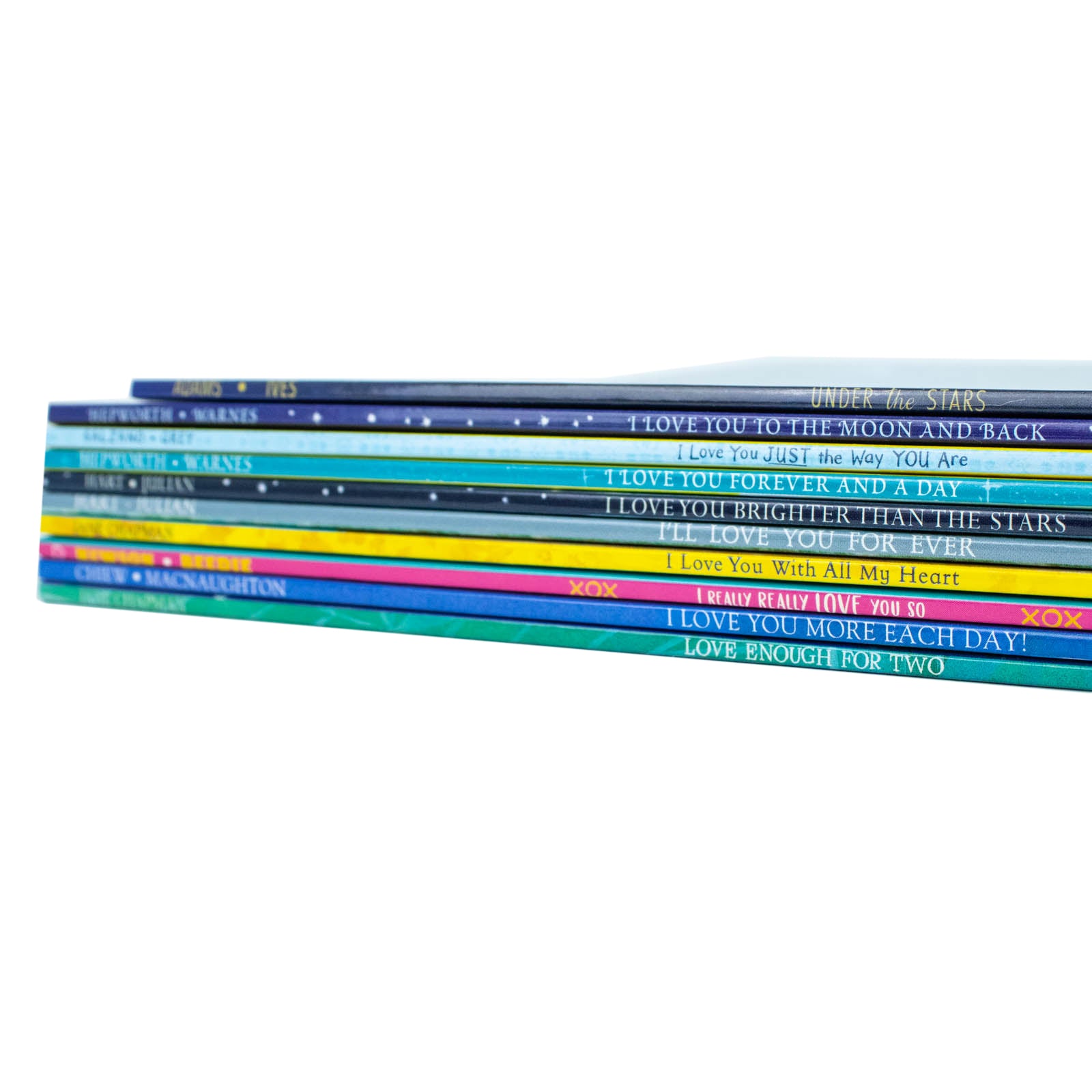 I Love You Series picture book collection set - back cover and blurb details, ages 3-6