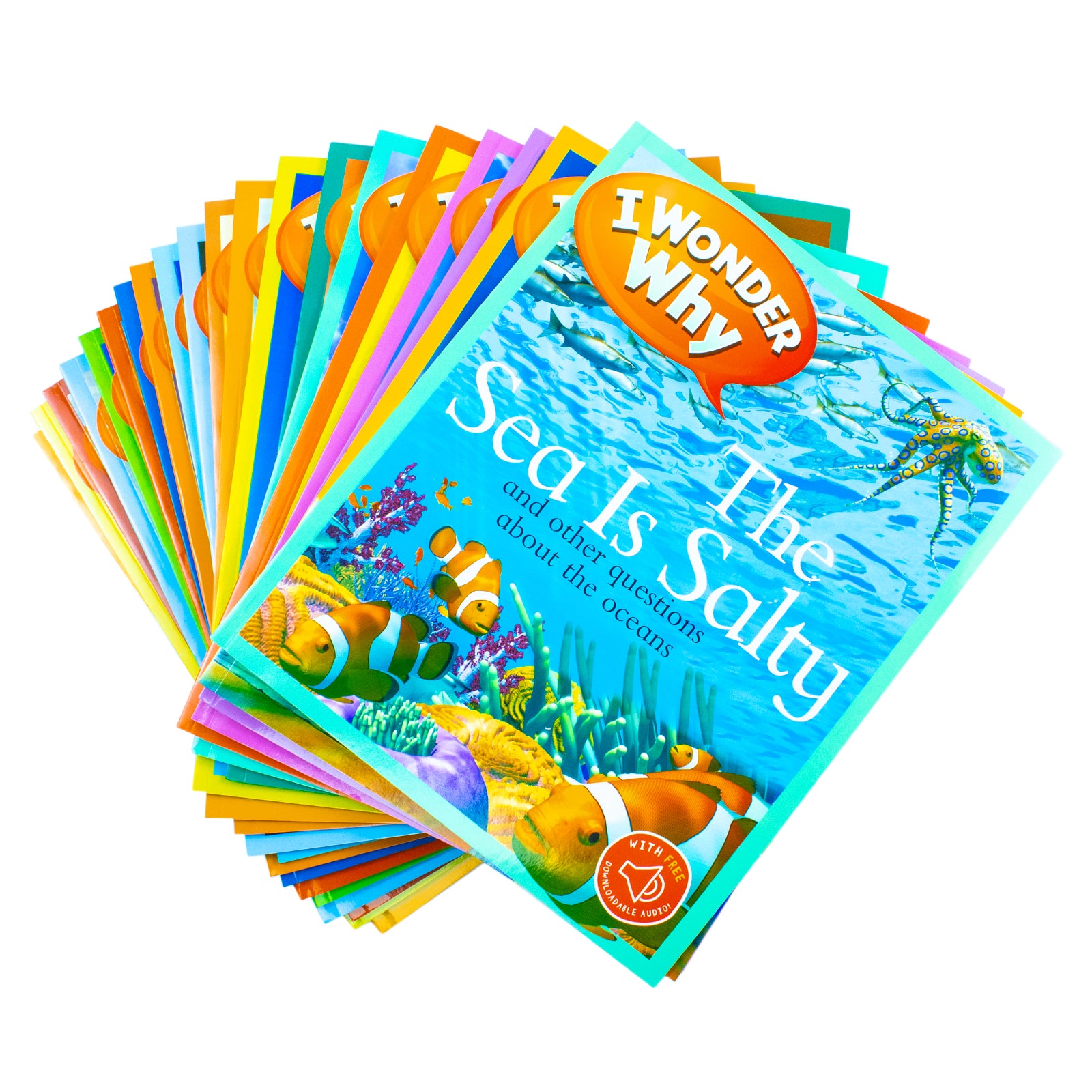 Close-up of I Wonder Why Stars Twinkle and Other Questions About Space paperback cover, ages 5-9