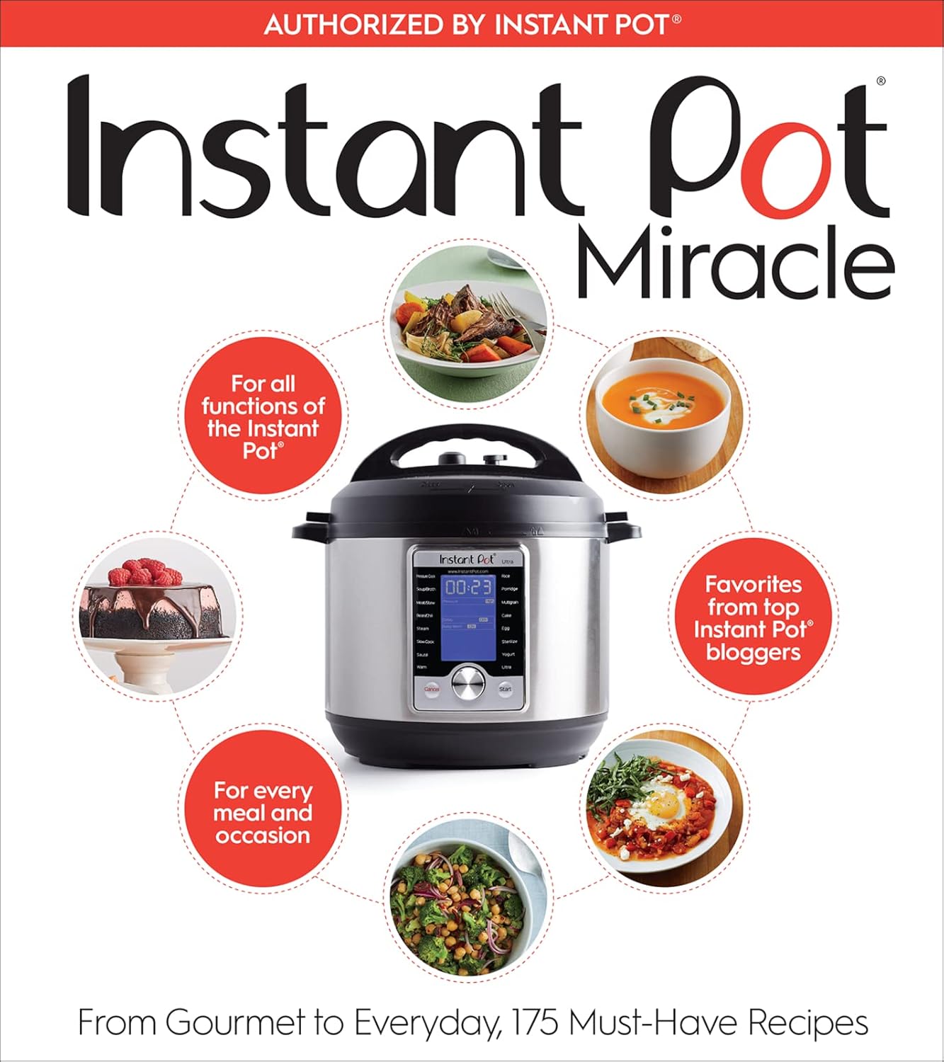 The Instant Pot Cookbook: 175 Delicious Recipes for Every Meal and Occasion - Houghton Mifflin Harcourt - Paperback cookbook cover