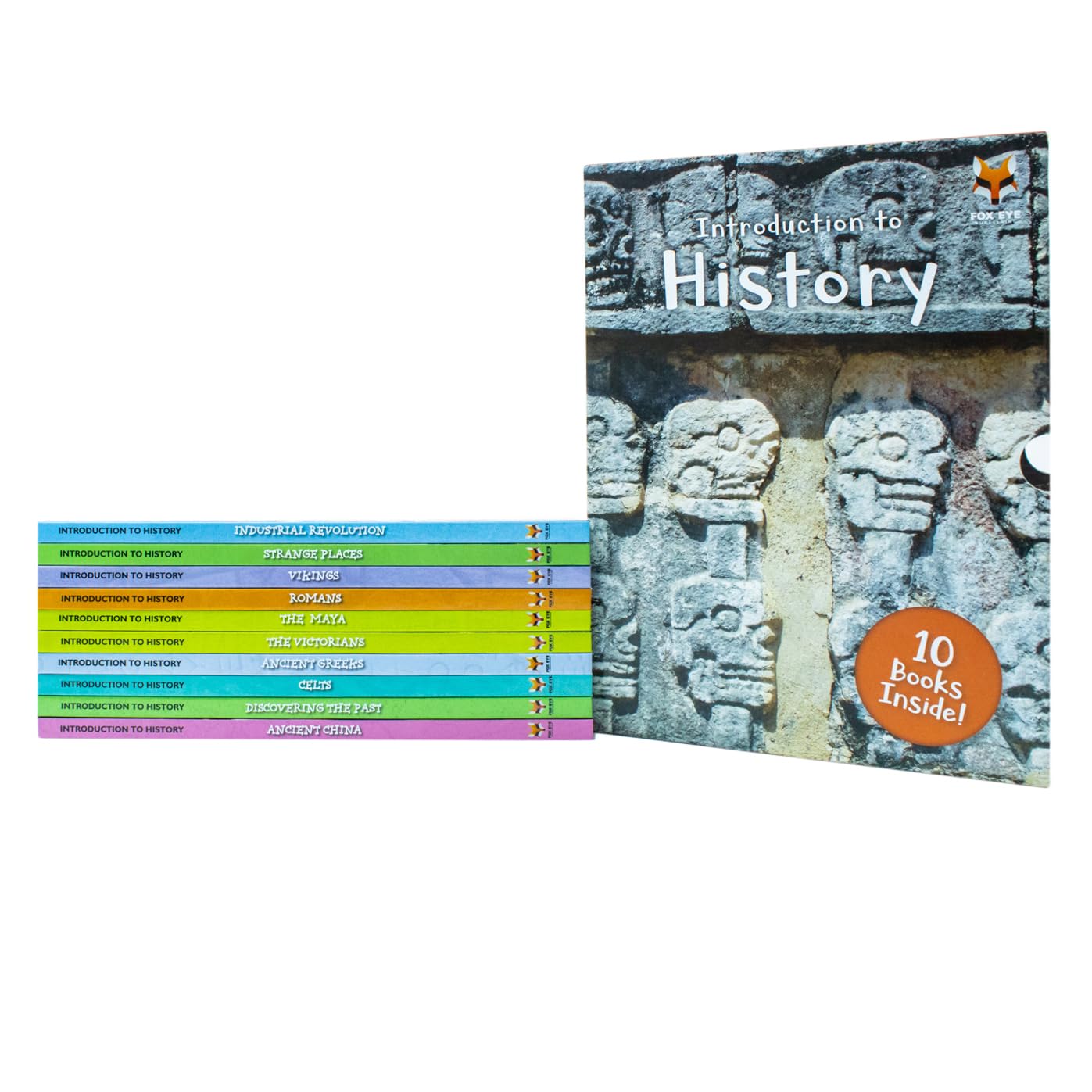 Introduction to History Series 1 hardback book set - Ancient Greeks, Romans, Celts titles shown