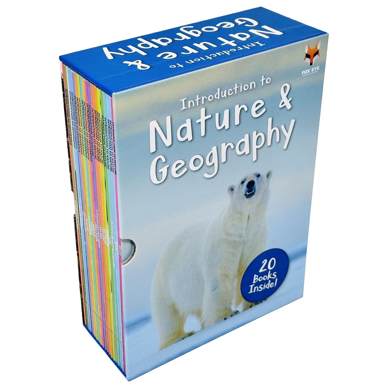 Introduction to Nature and Geography 20 Books Collection Set by Jasmine Brooke - back cover showing all 20 paperback titles