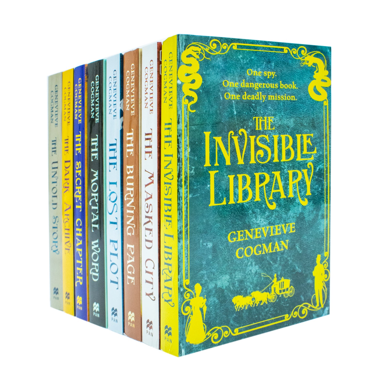 The Invisible Library Series 8 Books Collection Set by Genevieve Cogman - complete adult fantasy paperback collection
