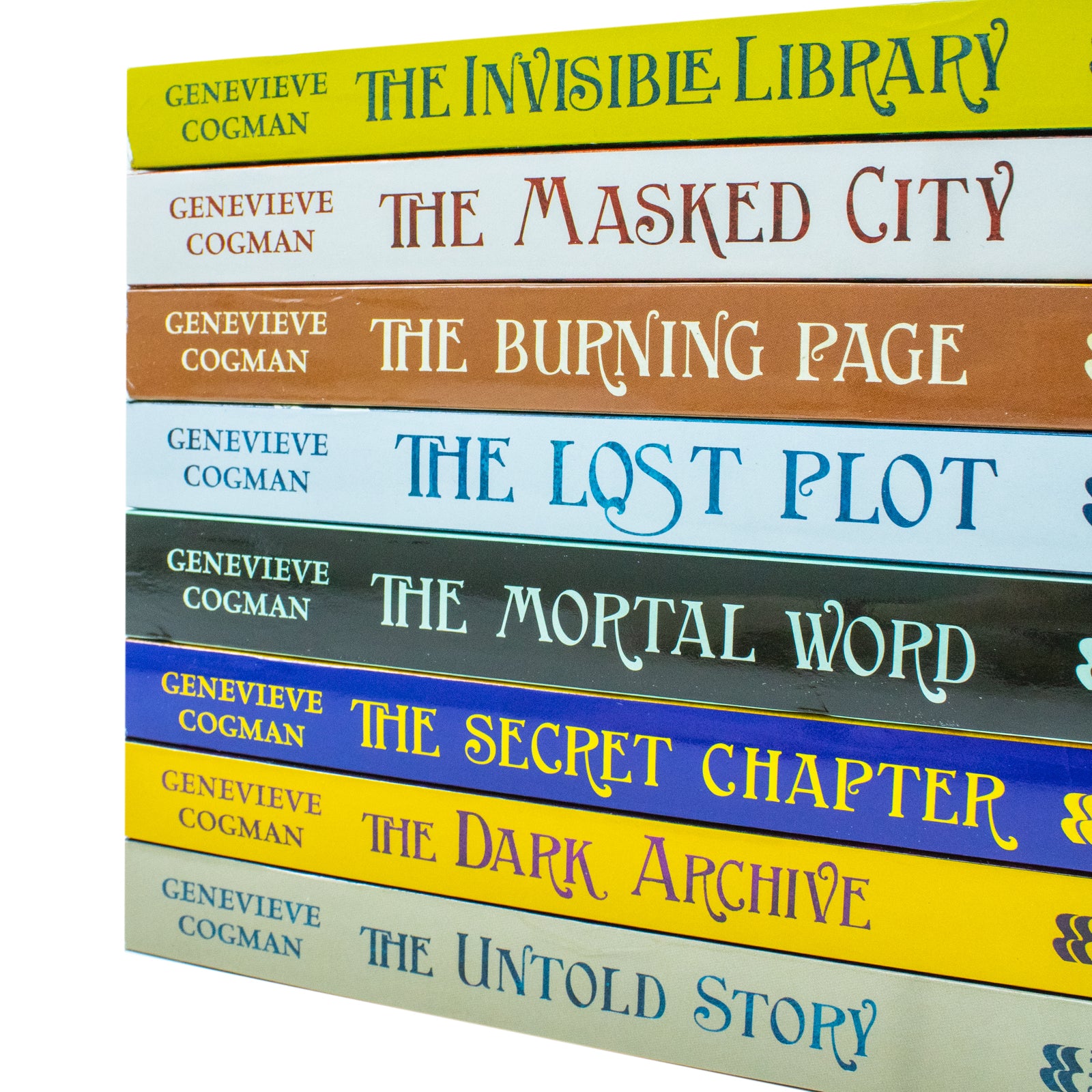 The Invisible Library Series 8 Books Collection Set by Genevieve Cogman - complete book set stacked paperback edition