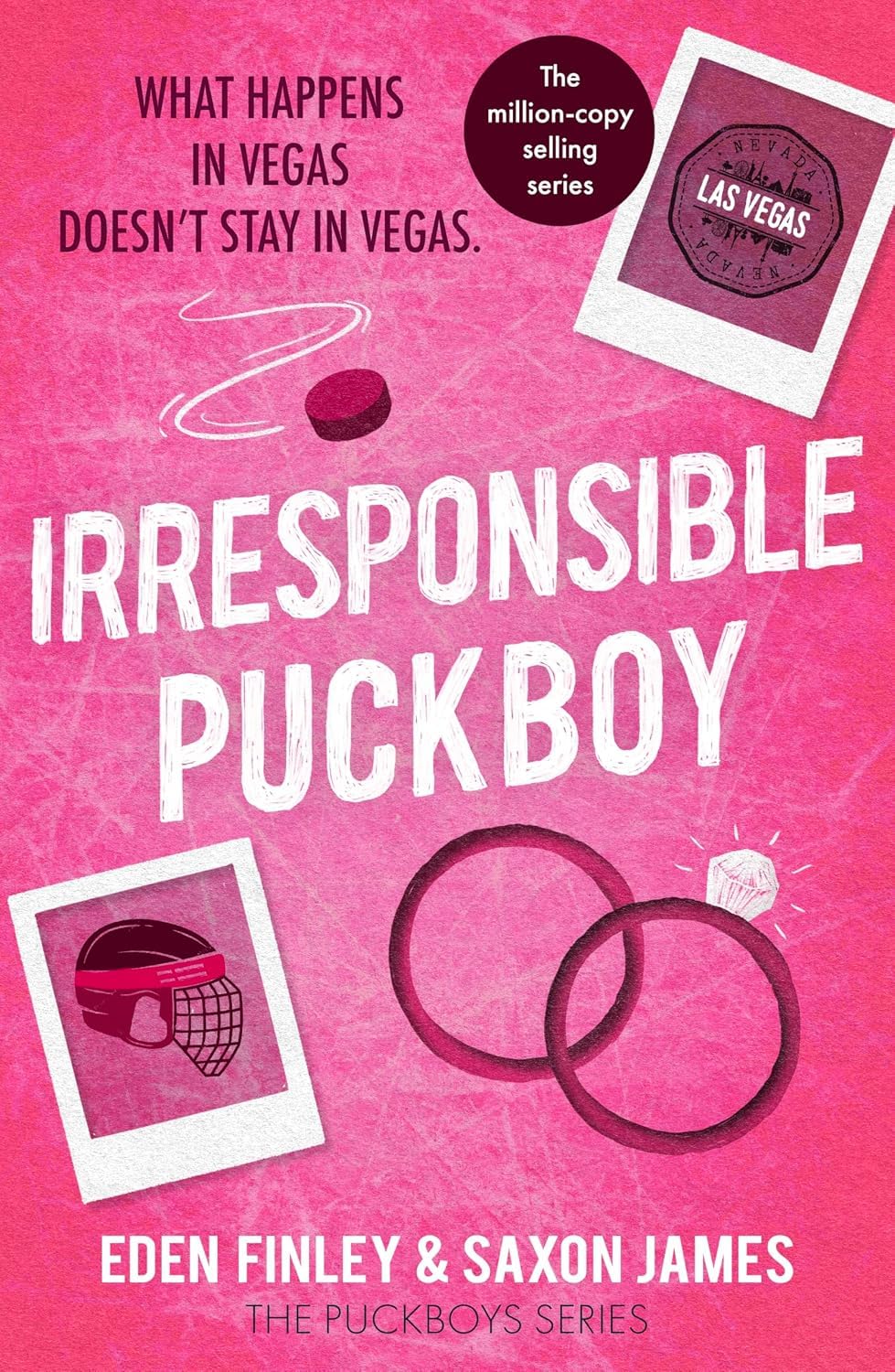 Irresponsible Puckboy by Saxon James and Eden Finley paperback cover, Puckboys series book 2