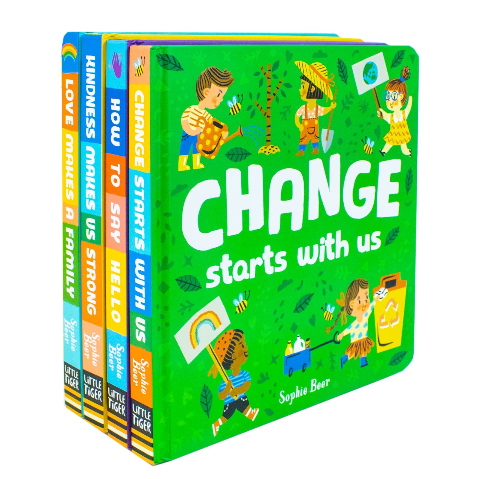It's Cool to be Kind 4 Books Collection Set by Sophie Beer - board book set covers - ages 3-6