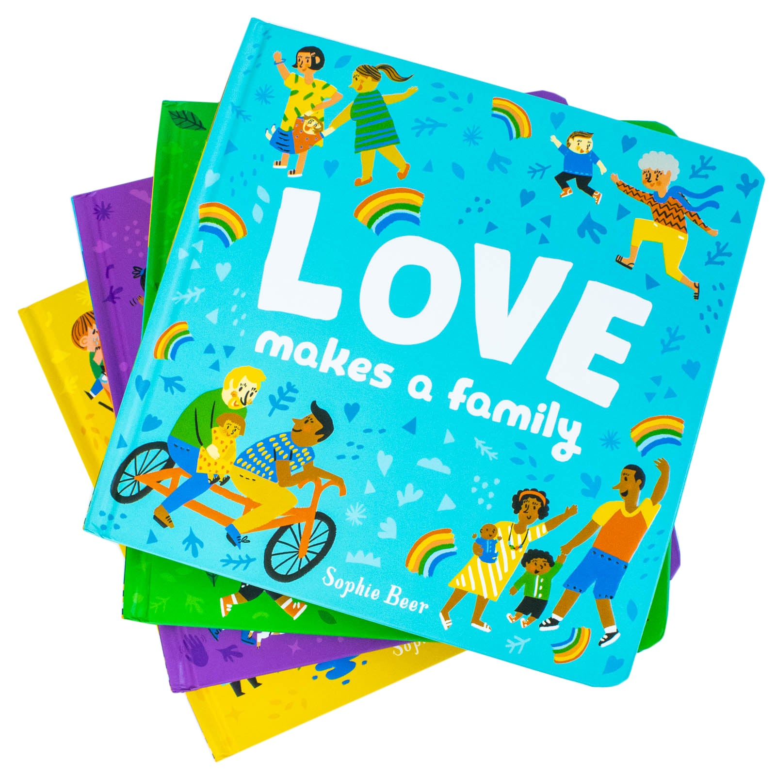 It's Cool to be Kind board book set by Sophie Beer - illustrated pages showing kindness and family diversity