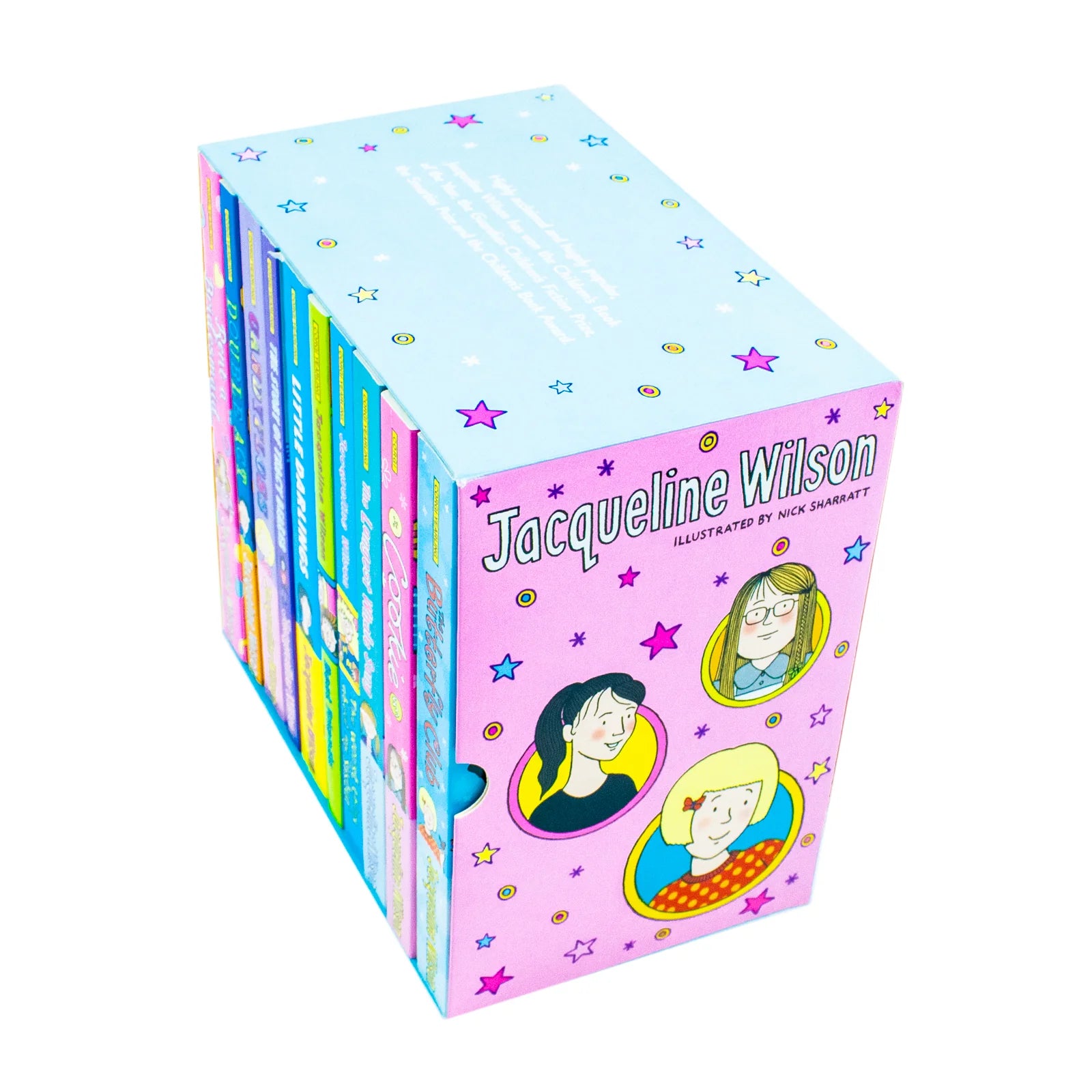 Jacqueline Wilson 10 Books Collection Set paperback back cover showing all ten titles