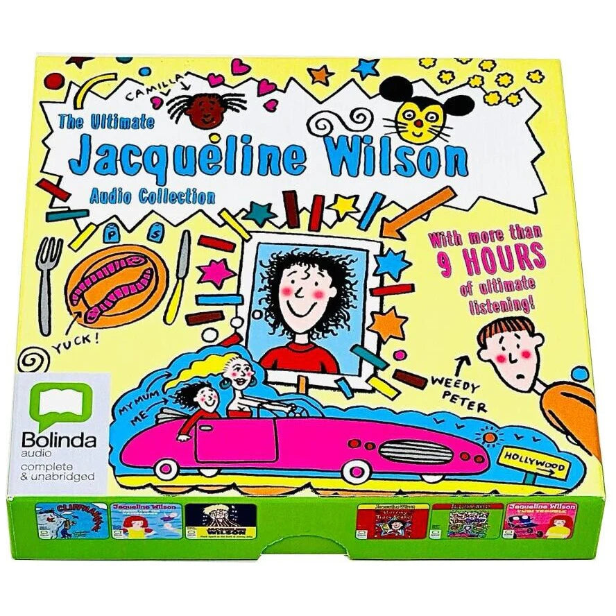 Jacqueline Wilson Ultimate Audio Collection 6 Stories 10 CD Box Set - Ages 7-9
