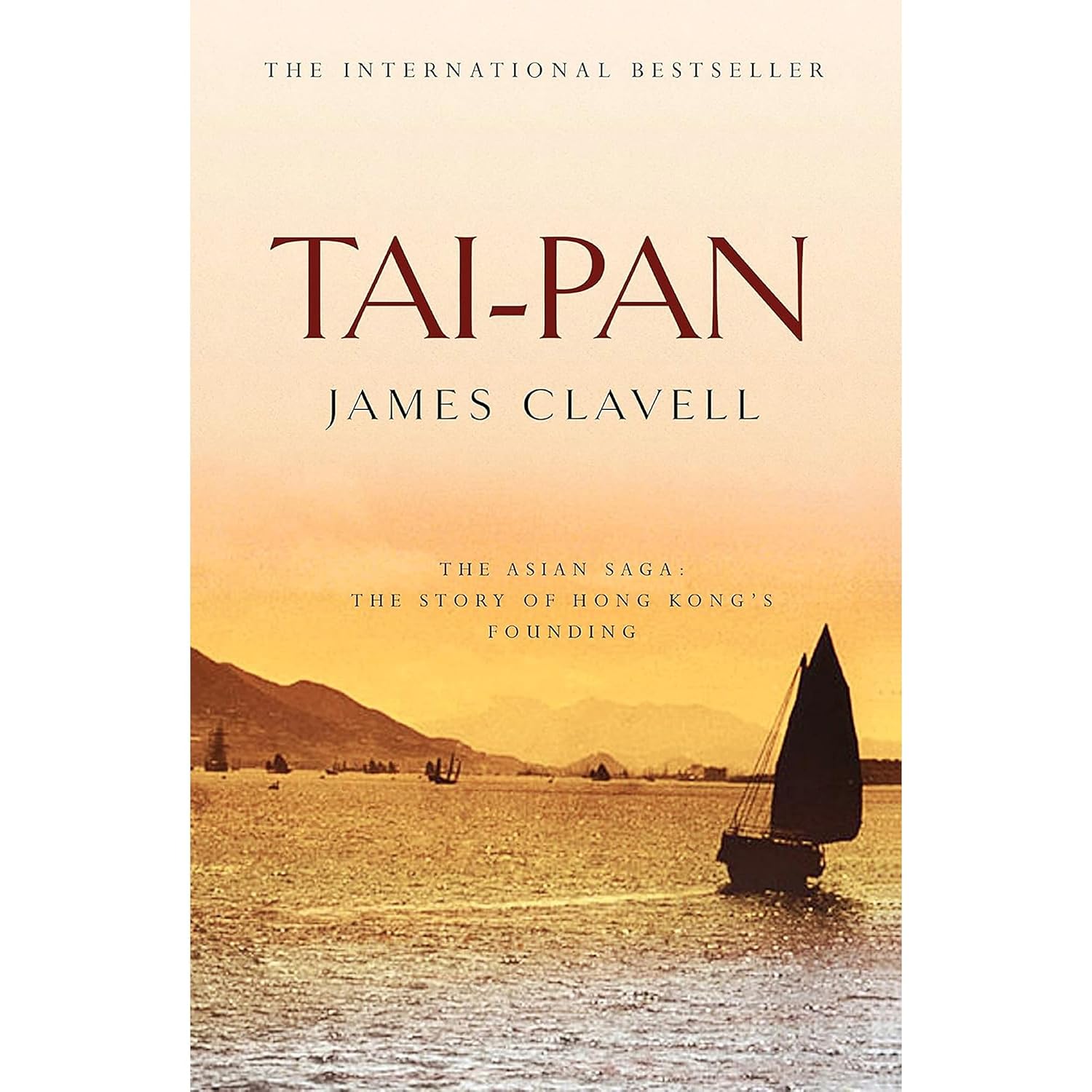 Tai-Pan by James Clavell paperback book cover from the Asian Saga collection set
