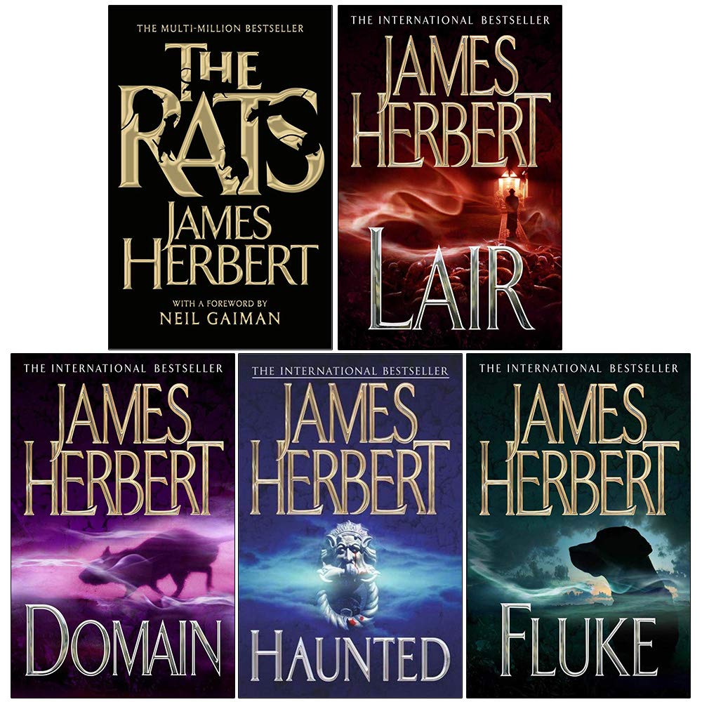 James Herbert 5 Books Collection Set paperback - full set of all five horror novels