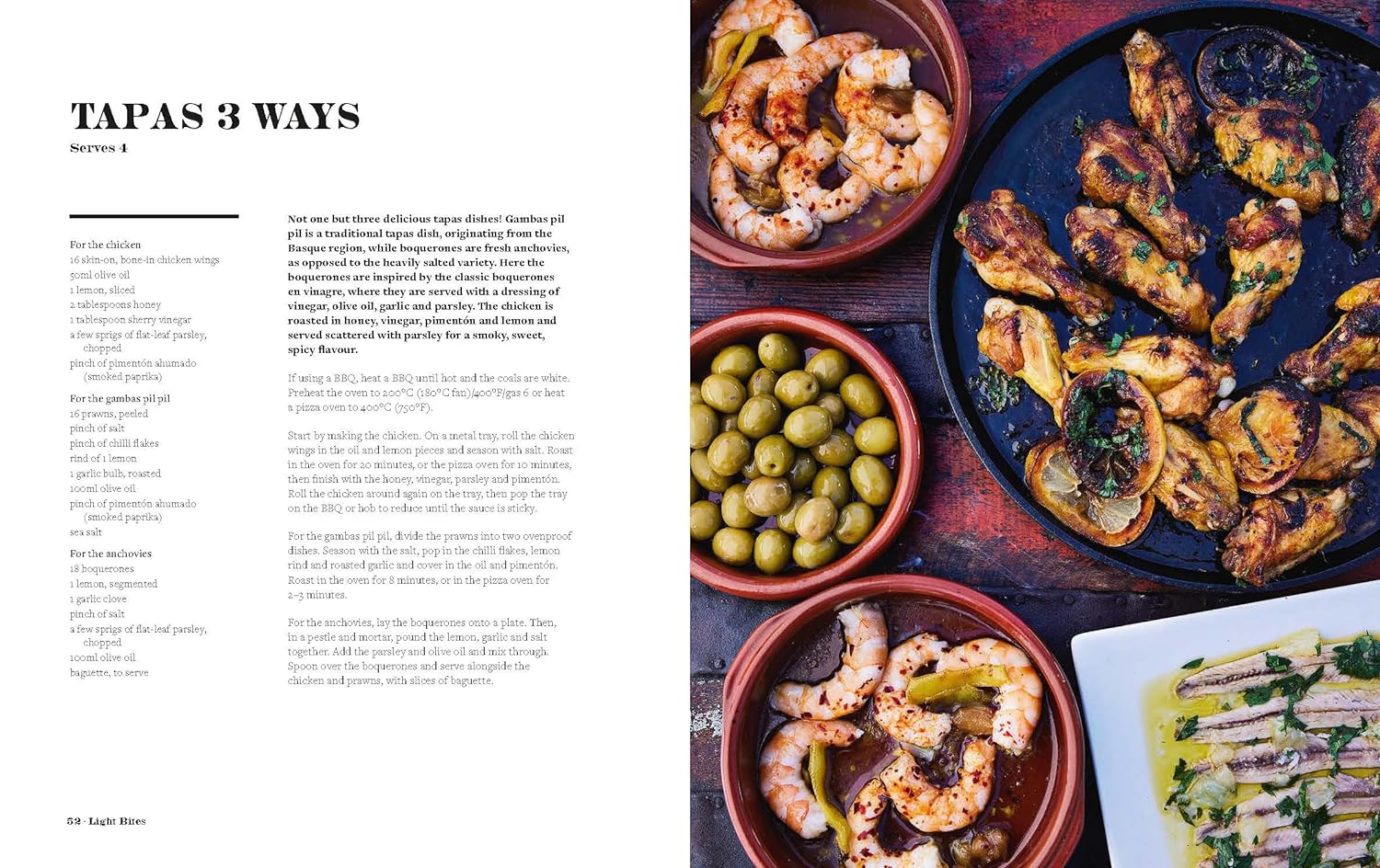 James Martin's Spanish Adventure interior spread featuring Spanish tapas recipe photography