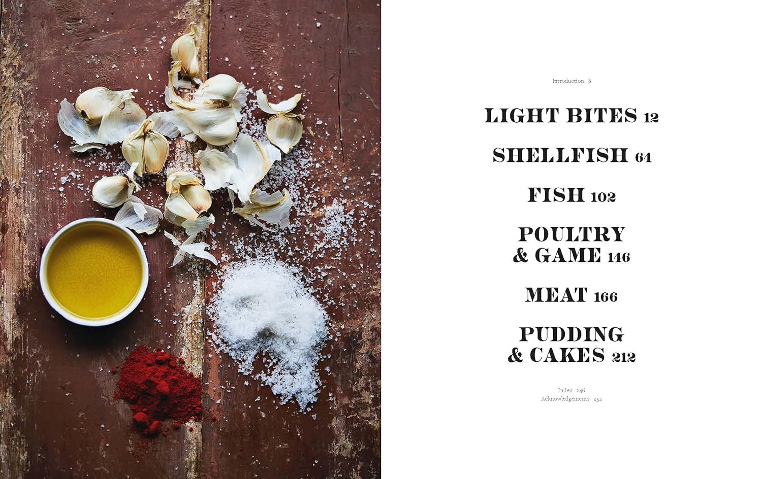 James Martin's Spanish Adventure hardback cookbook back cover with recipe details
